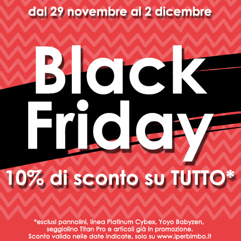 Black Friday e Promozioni Iperbimbo