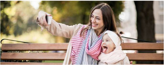 Selfie con i bambini