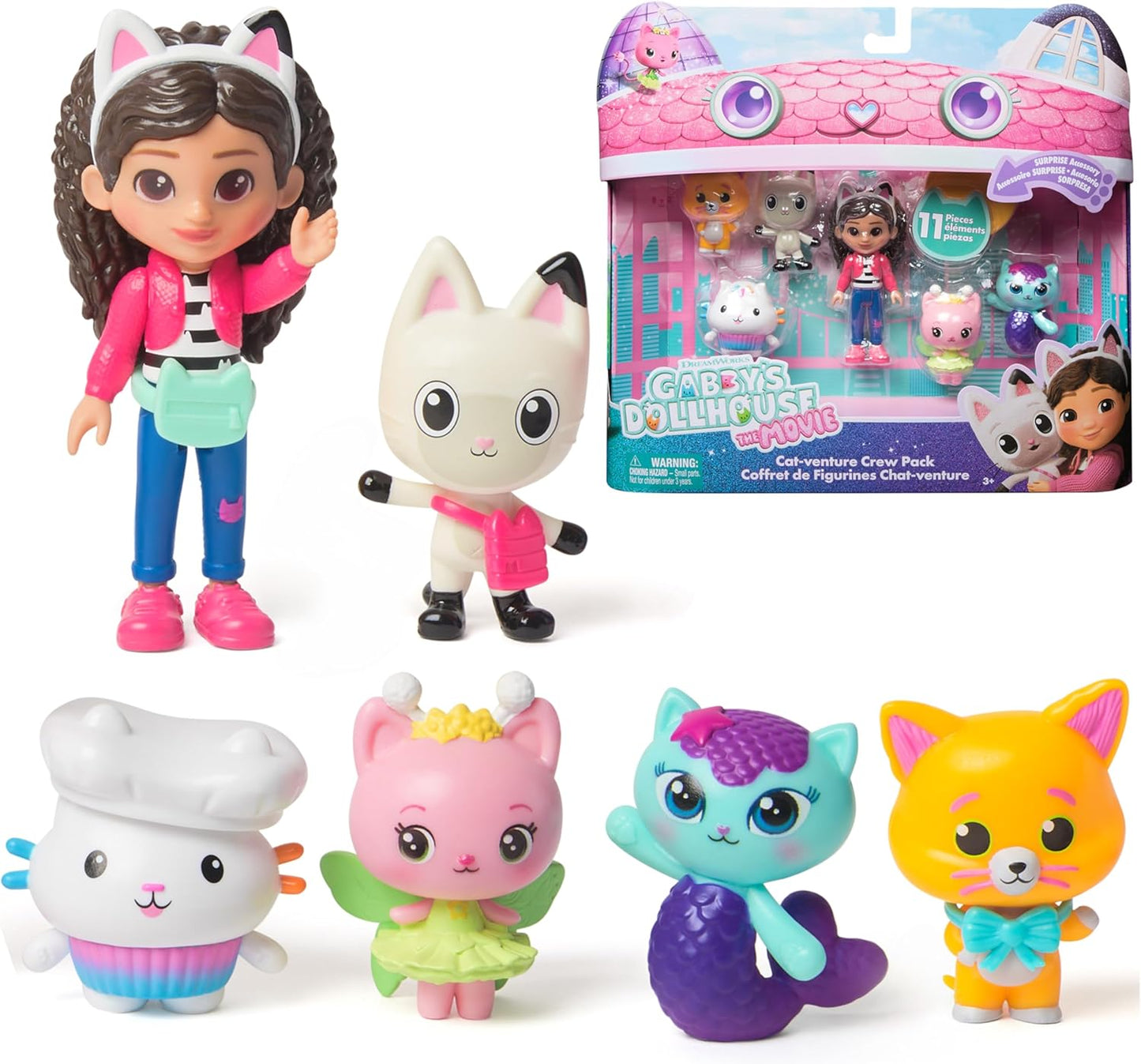 Spin Master - Gabby'S Dollhouse Movie Deluxe Figure Set