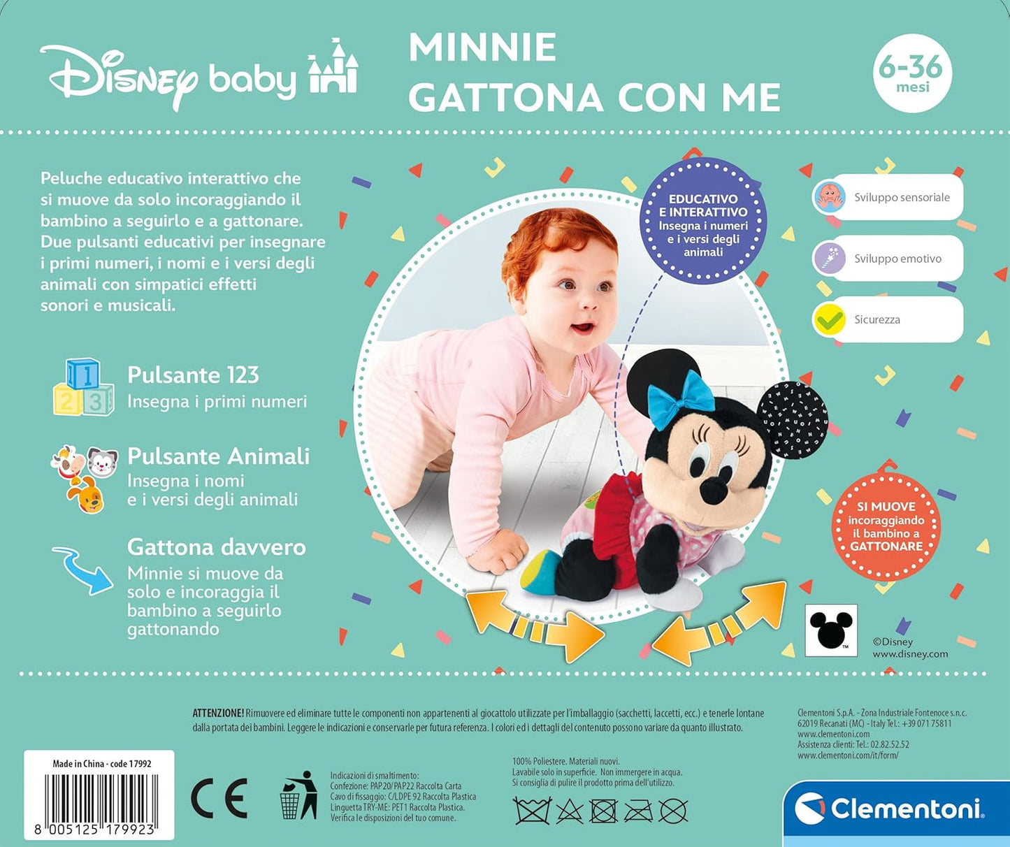 Clementoni - Minnie Gattona Con Me 17992