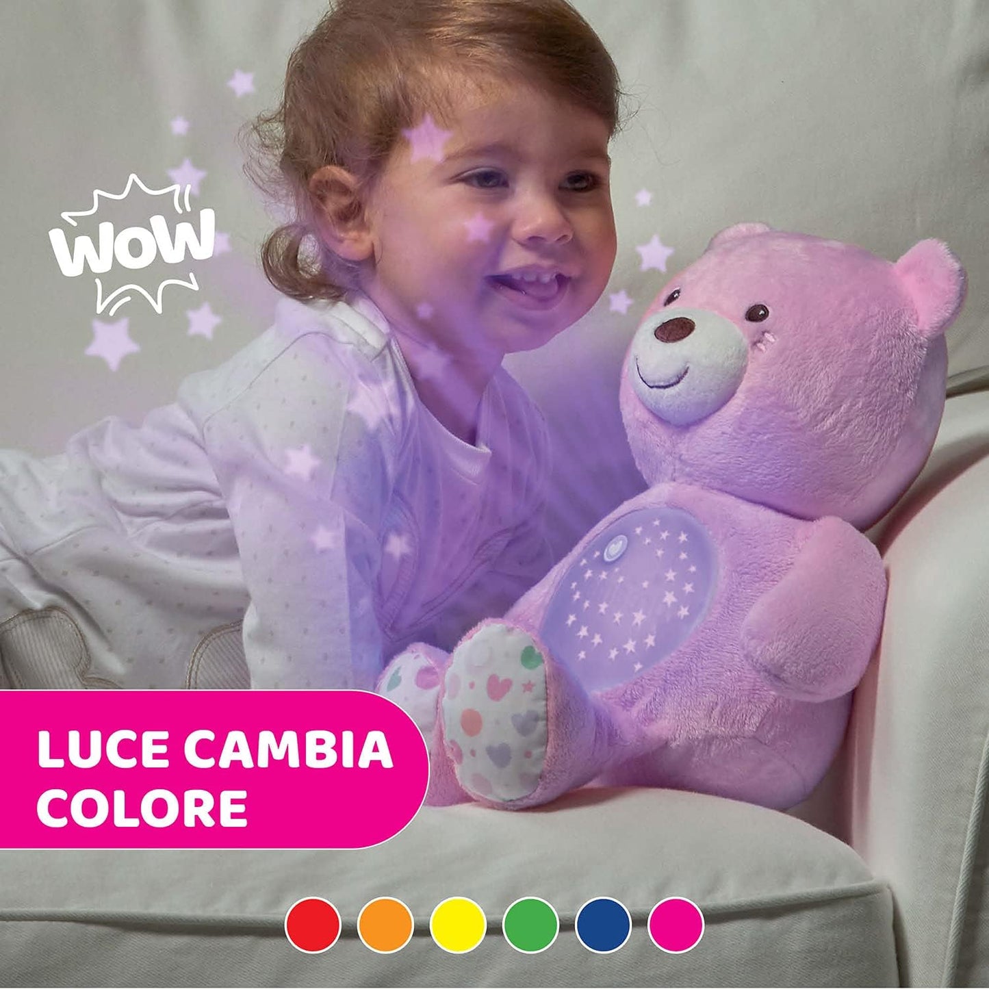 Chicco - Pupazzo proiettore Baby Bear First Dreams