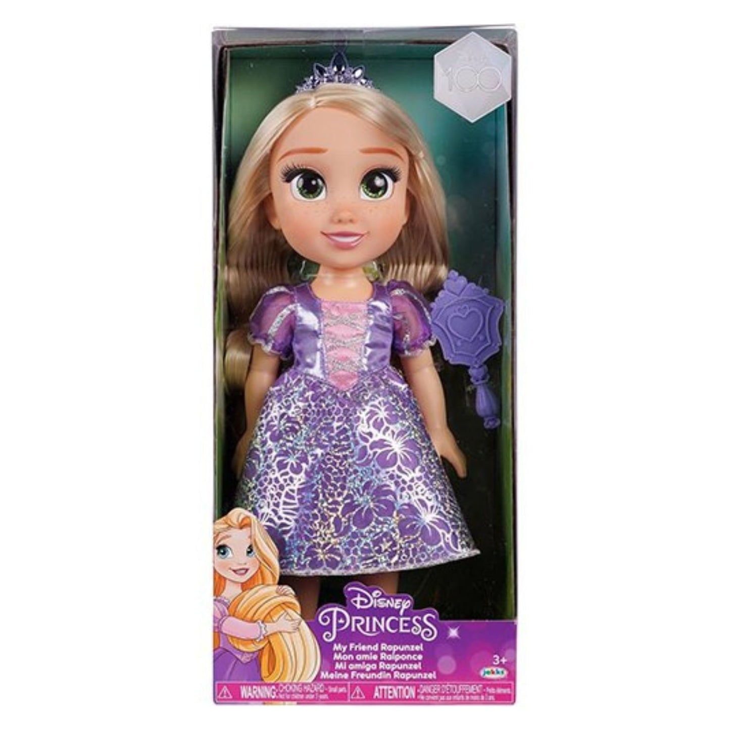 Jakks - Disney Princess Bambola Rapunzel 38 Cm