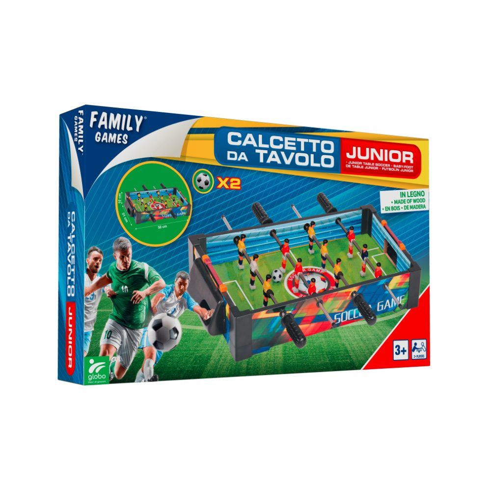 Globo Legno Calcetto Da Tavolo 51x31x9,7 Cm