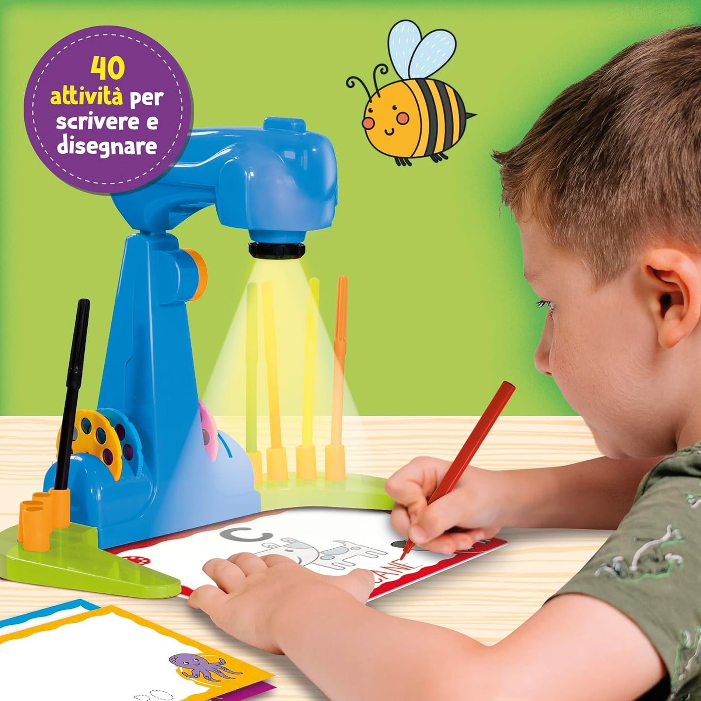 Lisciani - Carotina Proiettore Scuola Di Lettura E Scrittura