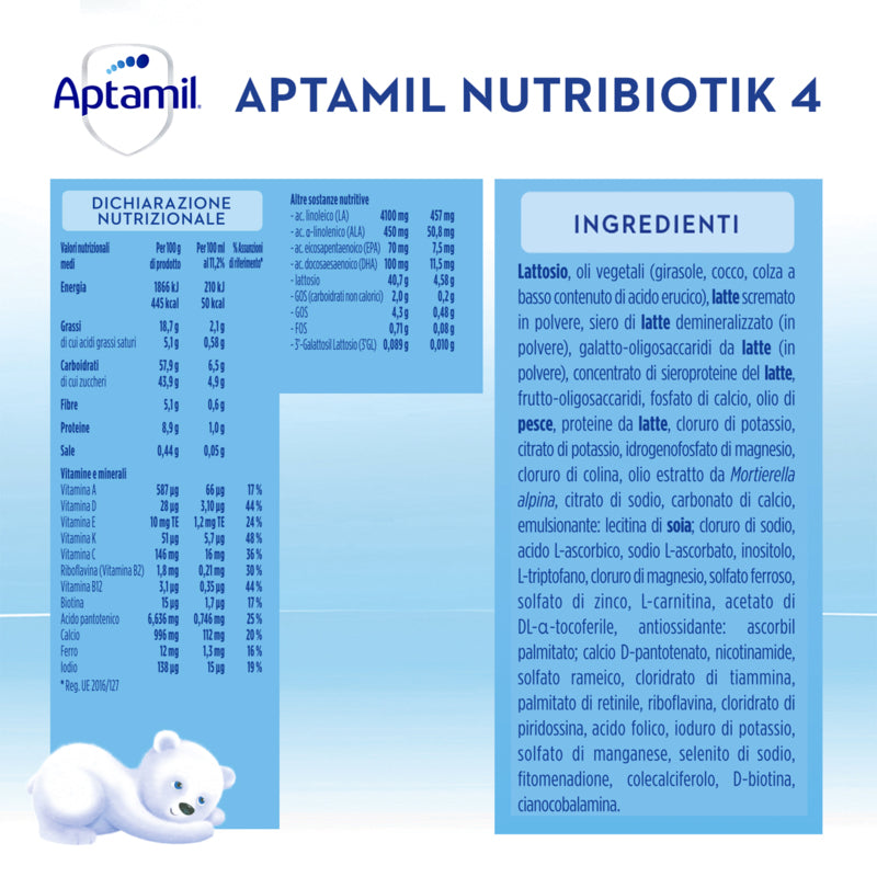 Aptamil - Aptamil 4: Confezione 830 gr