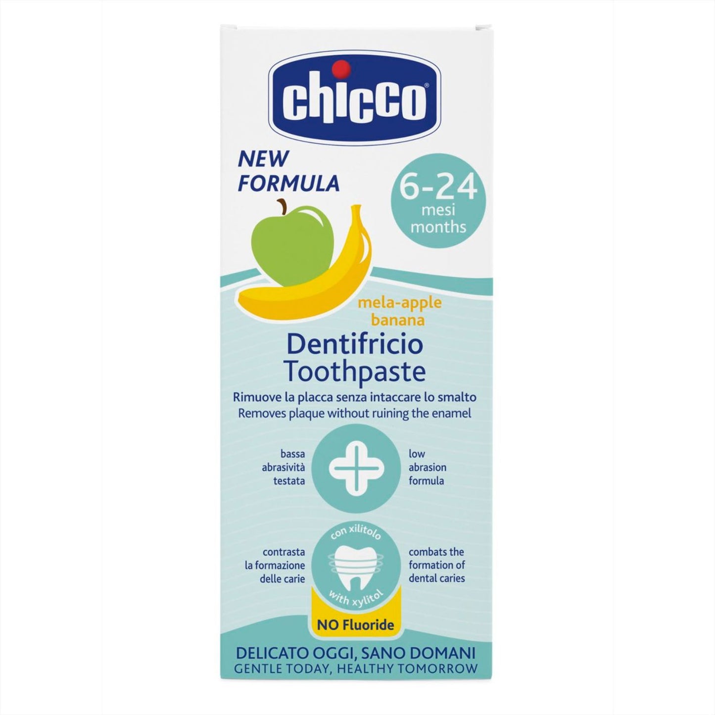 Chicco - Dentifricio Mela Banana (6-24M) Fluoro