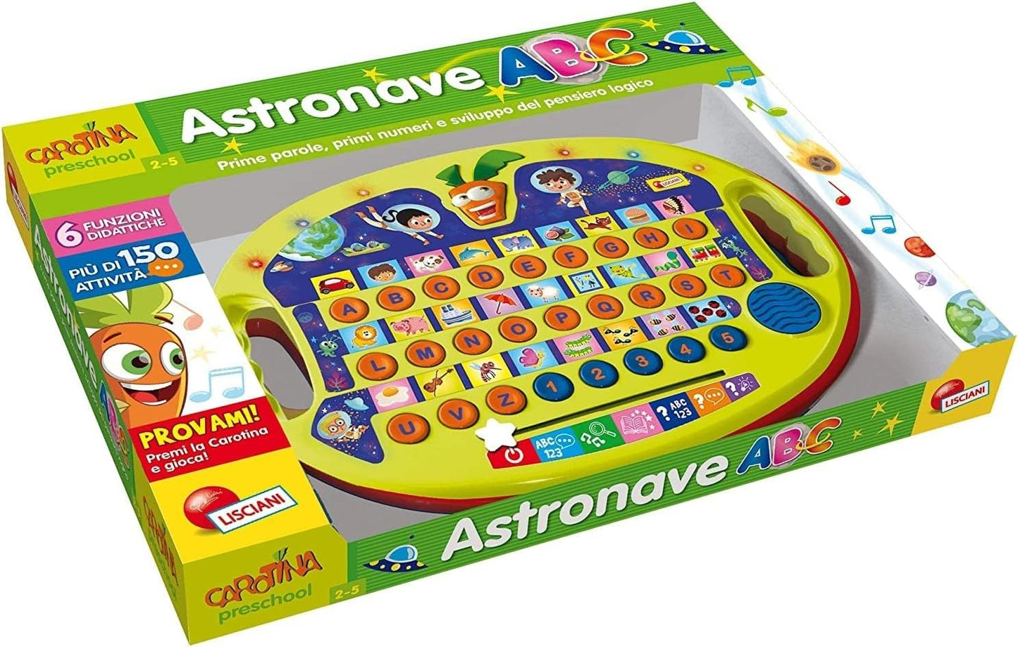 Lisciani - Carotina Astronave Abc