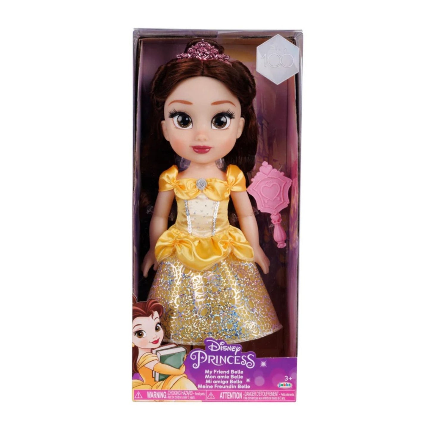 Jakks - Disney Princess Bambola Belle 38 Cm