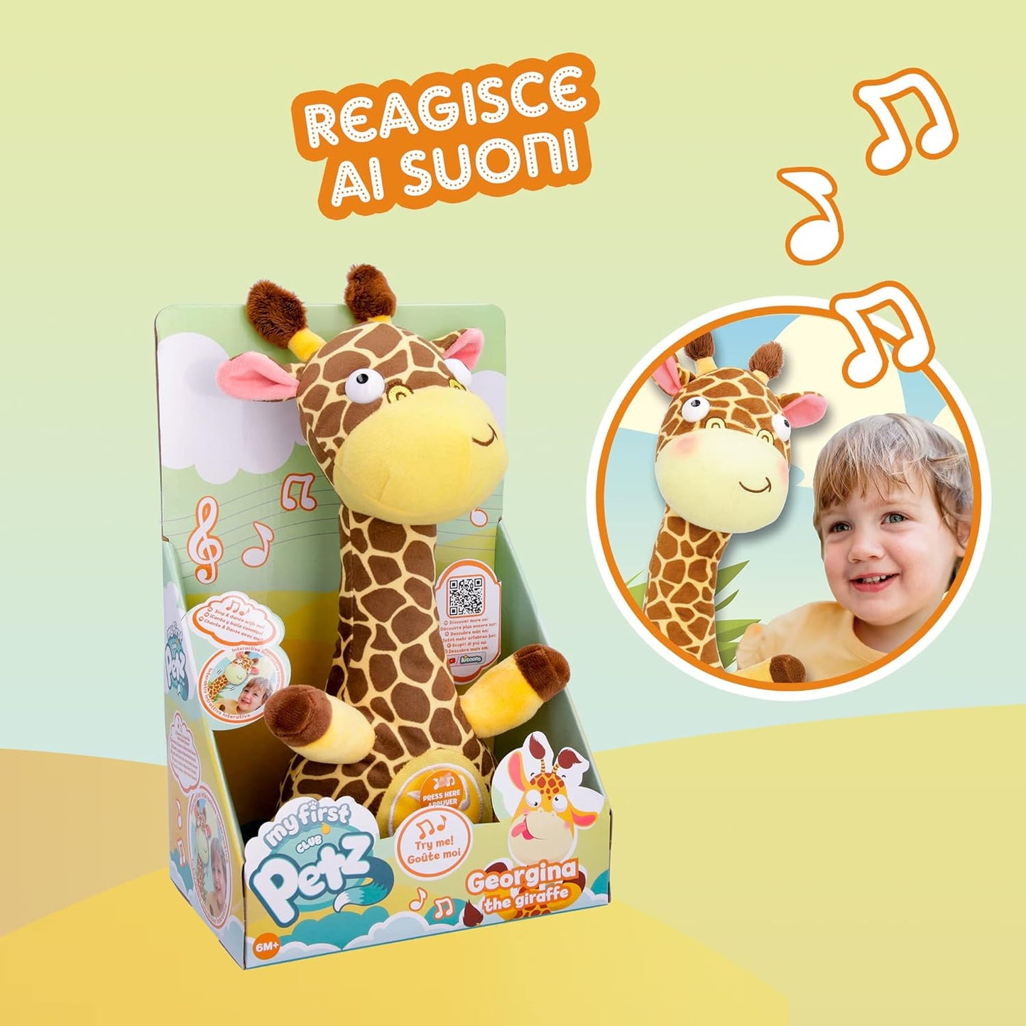 IMC Toys - Club Petz Georgina the Giraffe interactive soft toy