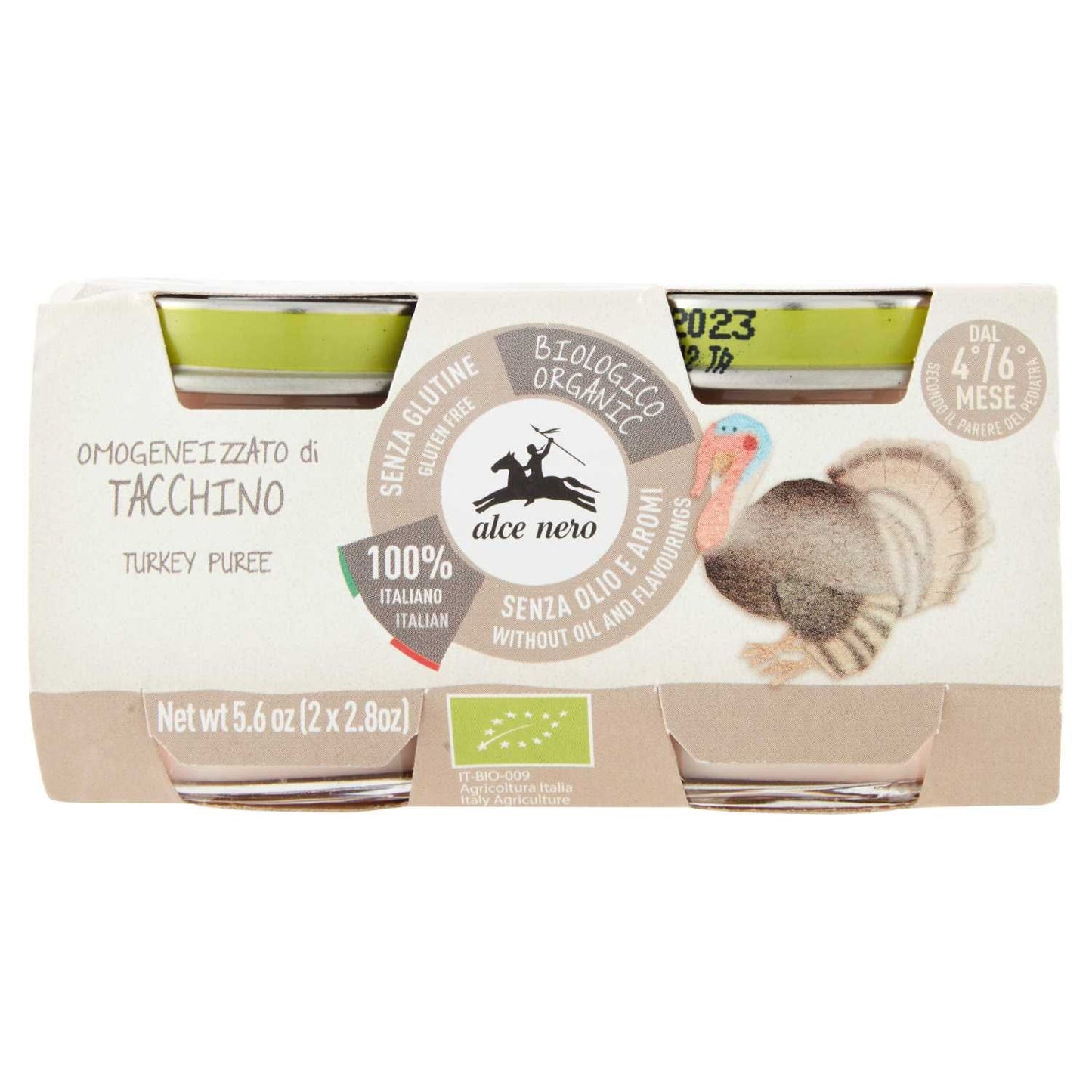 Alce Nero - Omogeneizzato Biologico Carne: Confezione 2x80 gr