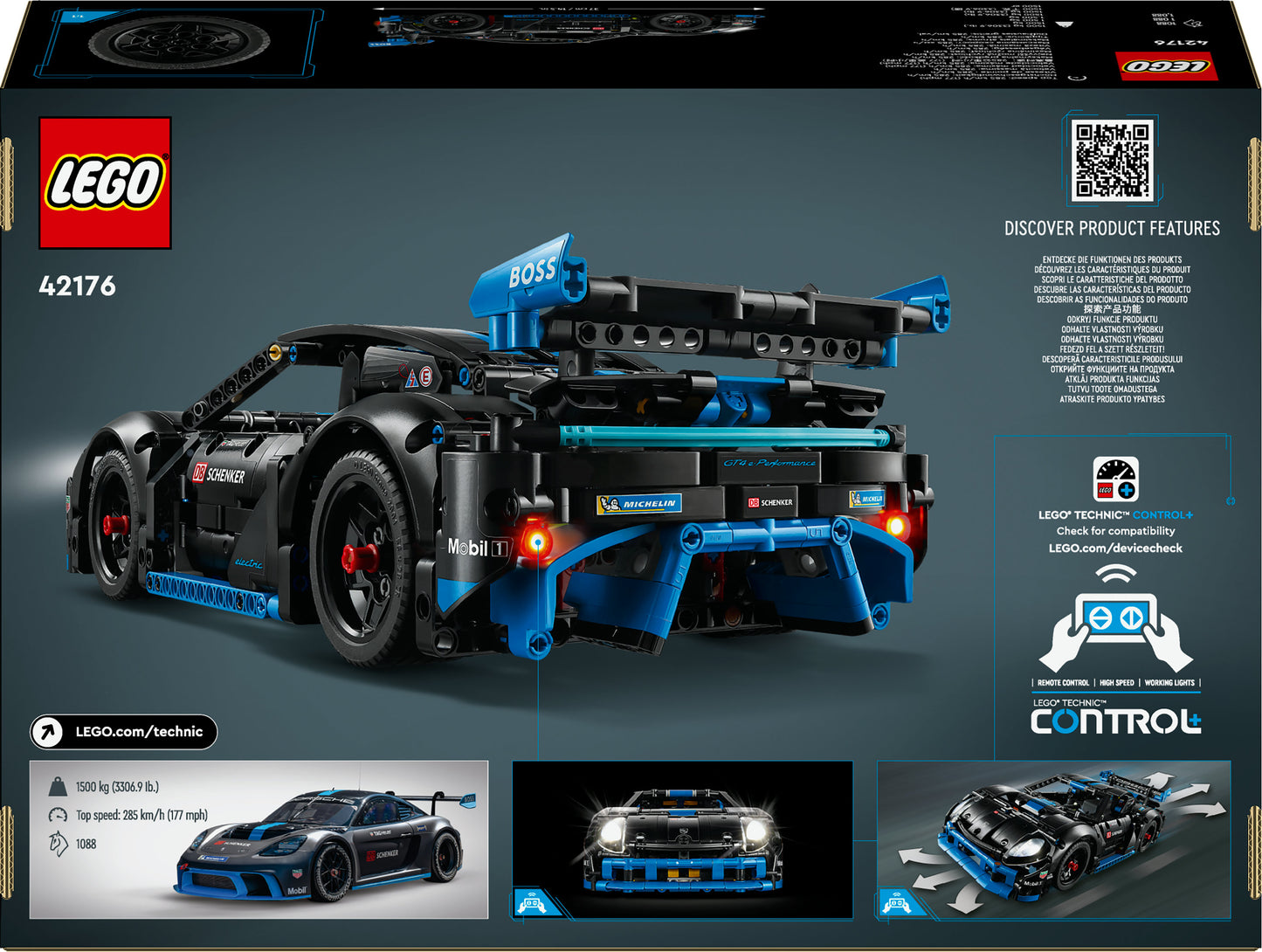 Lego - Auto da corsa Porsche GT4 e-Performance 42176