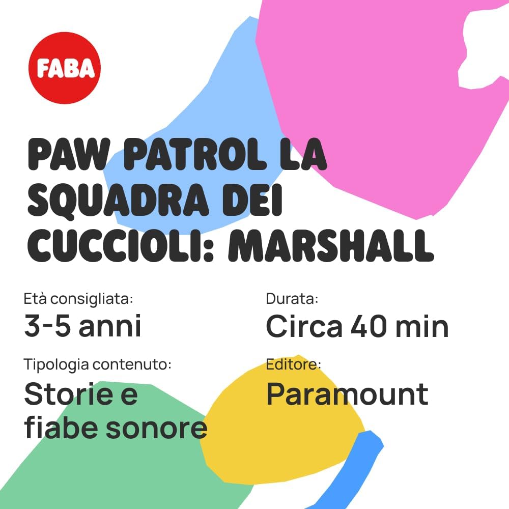 Faba - PAW Patrol la squadra dei cuccioli: Marshall