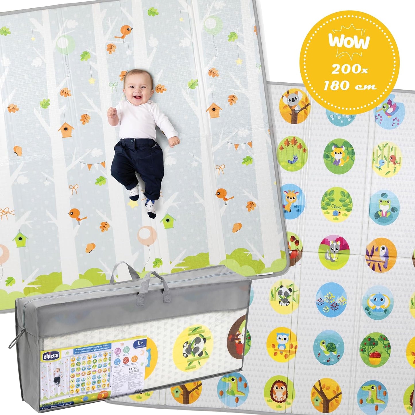 Chicco - Baby Sense & Focus: Maxi Tappeto 2in1