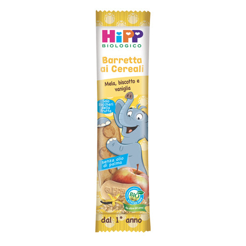 Hipp - Barretta Cereali Con Mela, Biscotto E Vaniglia: Confezione 20 gr
