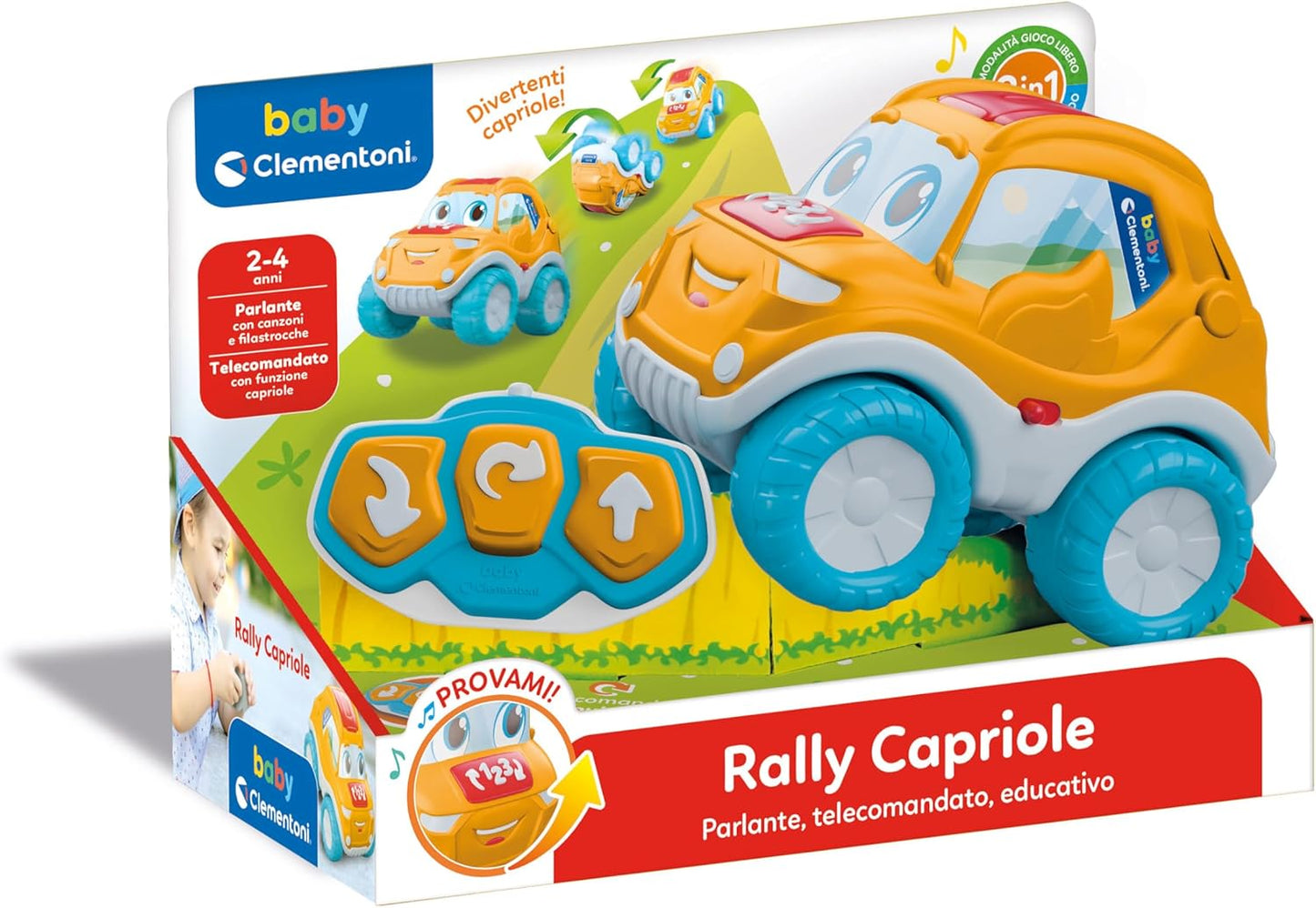 Clementoni - Rally Somersault Remote Controlled Car 14983