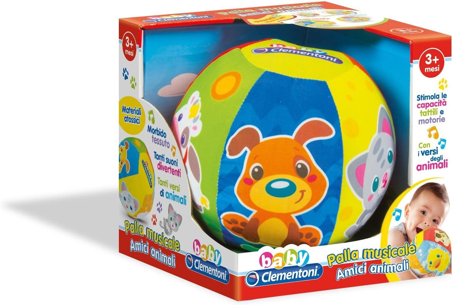 Clementoni Palla Elettronica Animali (Ita) -K- 17132 – Iperbimbo