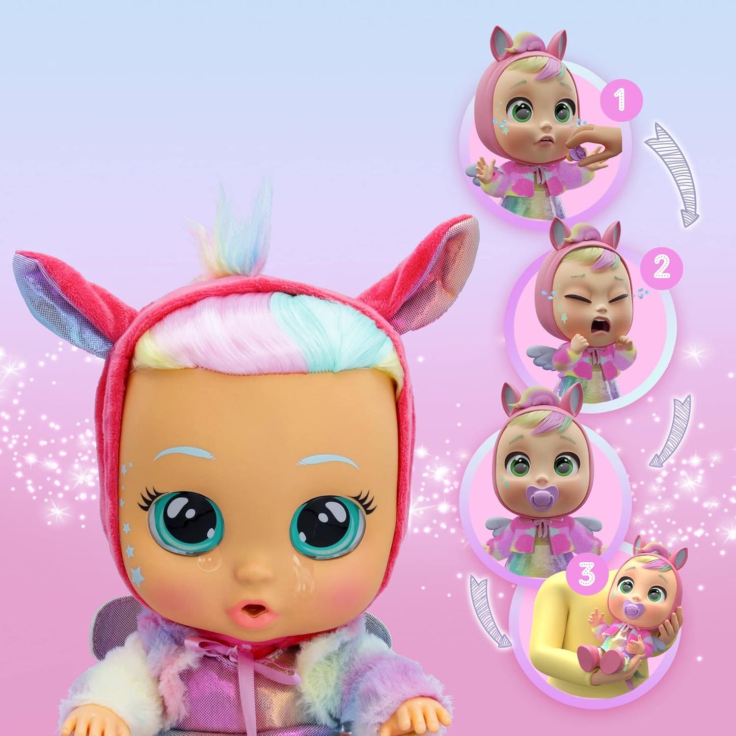 IMC Toys - Cry Babies Dressy Fantasy Hannah