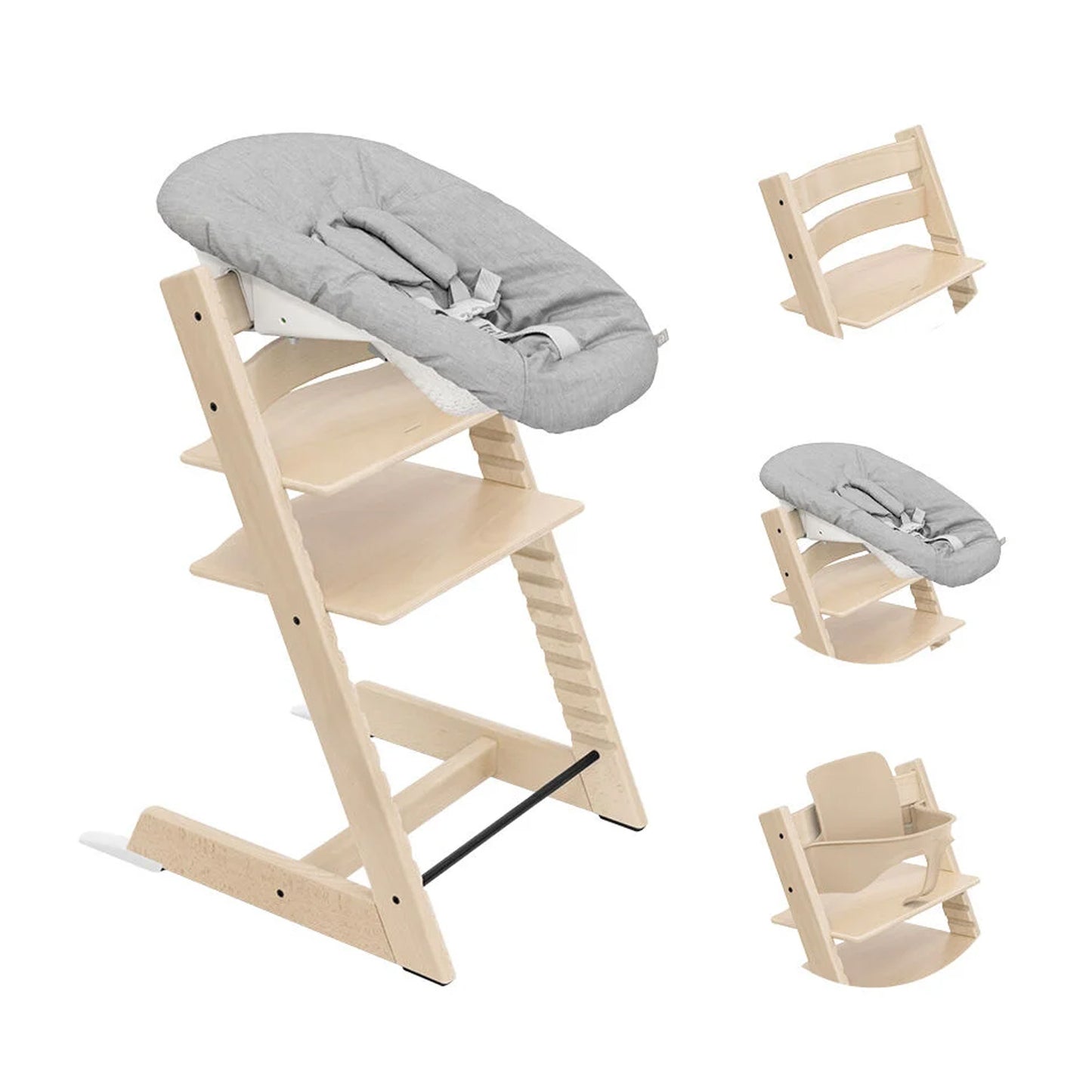 Stokke - Sedia Tripp Trapp con Newborn Set + Baby Set