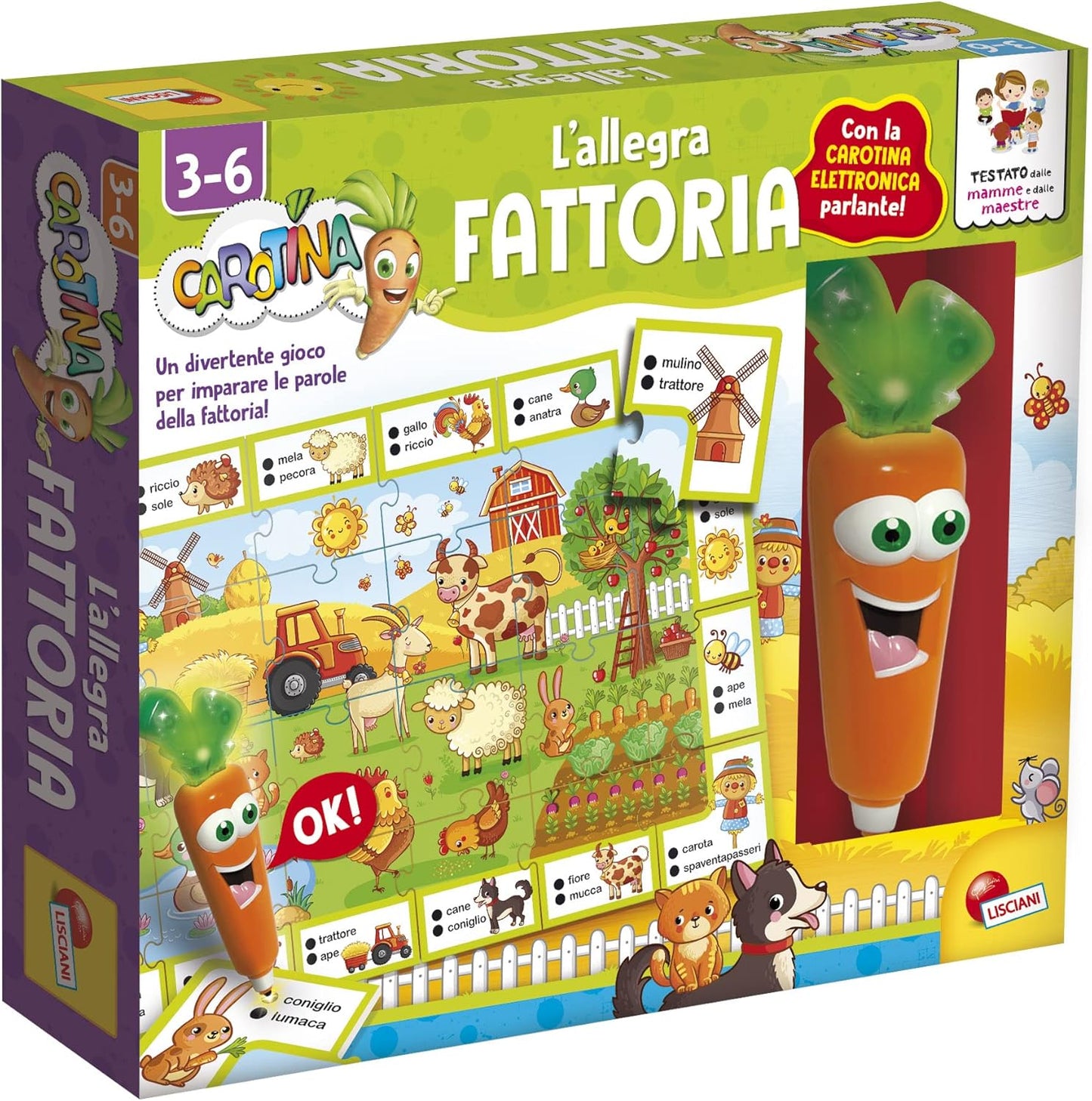 Lisciani - Carotina Penna Parlante Blister Allegra Fattoria