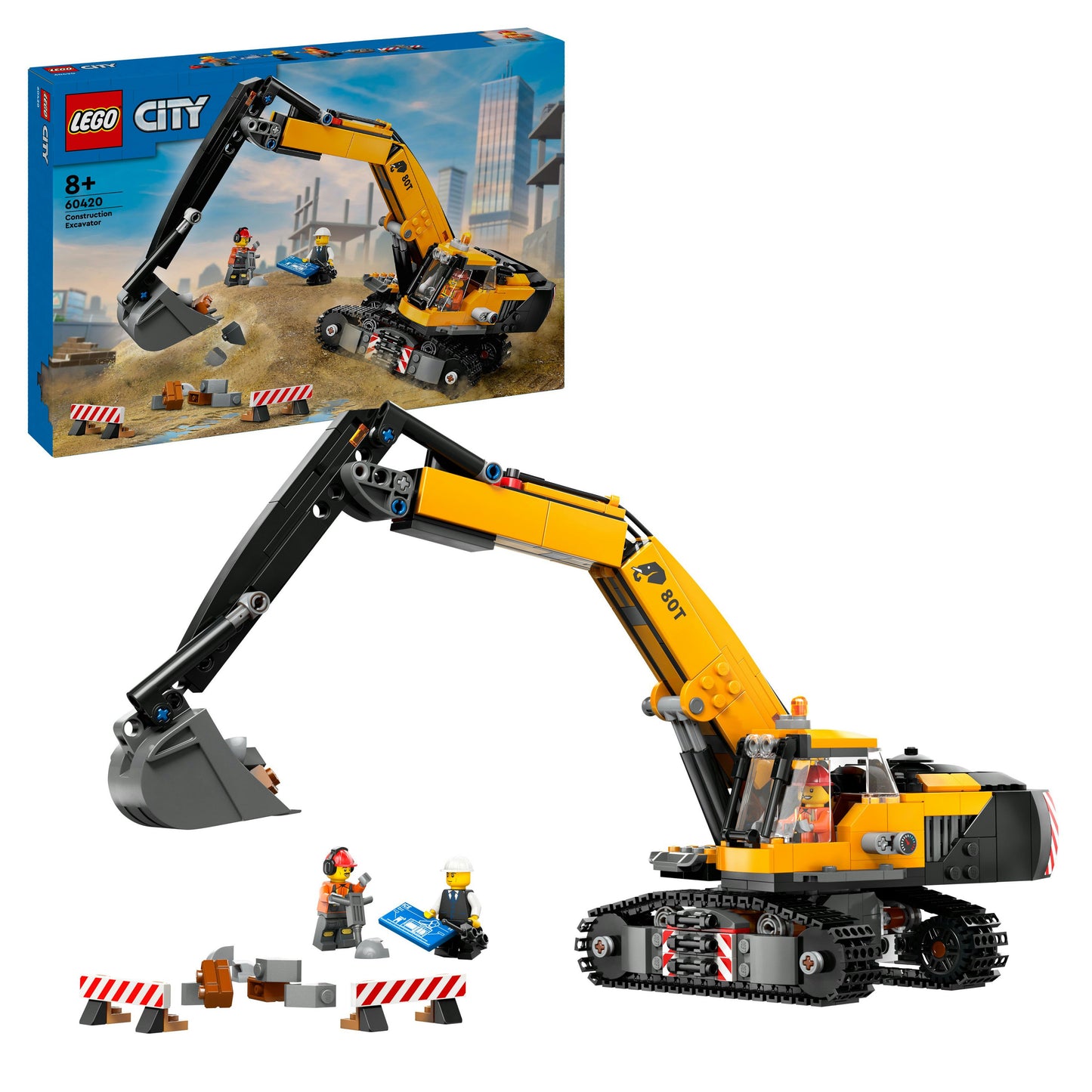 Lego - Escavatore Da Cantiere Giallo 60420