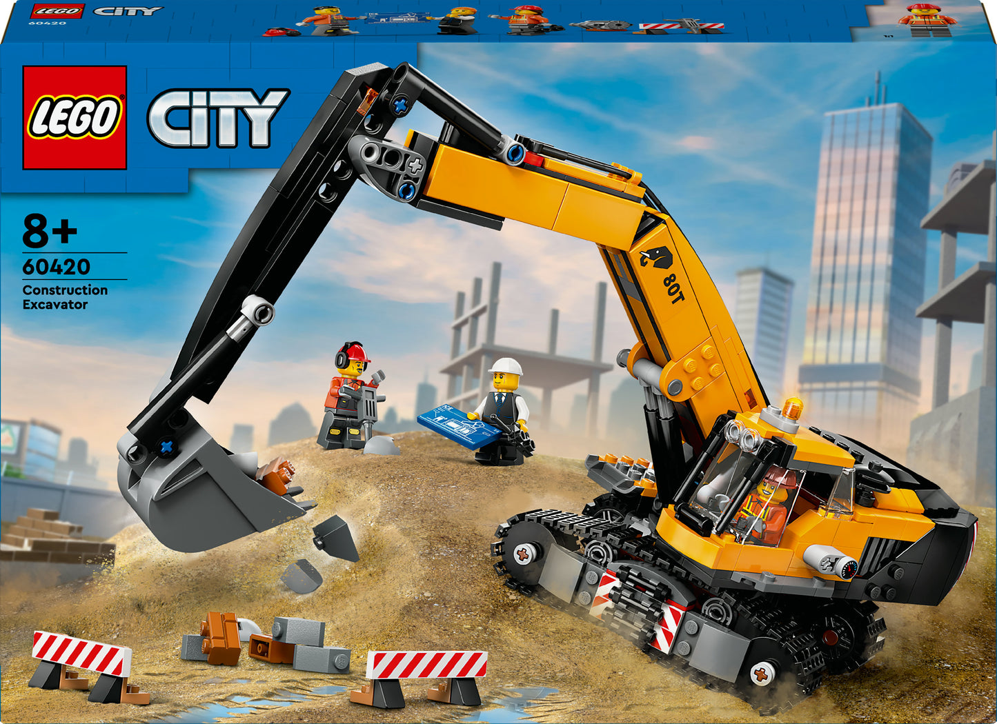 Lego - Escavatore Da Cantiere Giallo 60420