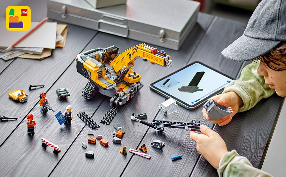 Lego - Escavatore Da Cantiere Giallo 60420