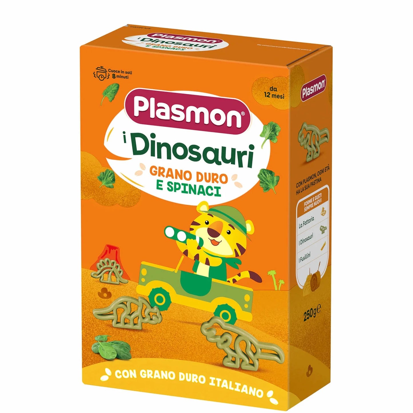 Plasmon - Pastina Dinosauri e Spinaci: Confezione 250 gr