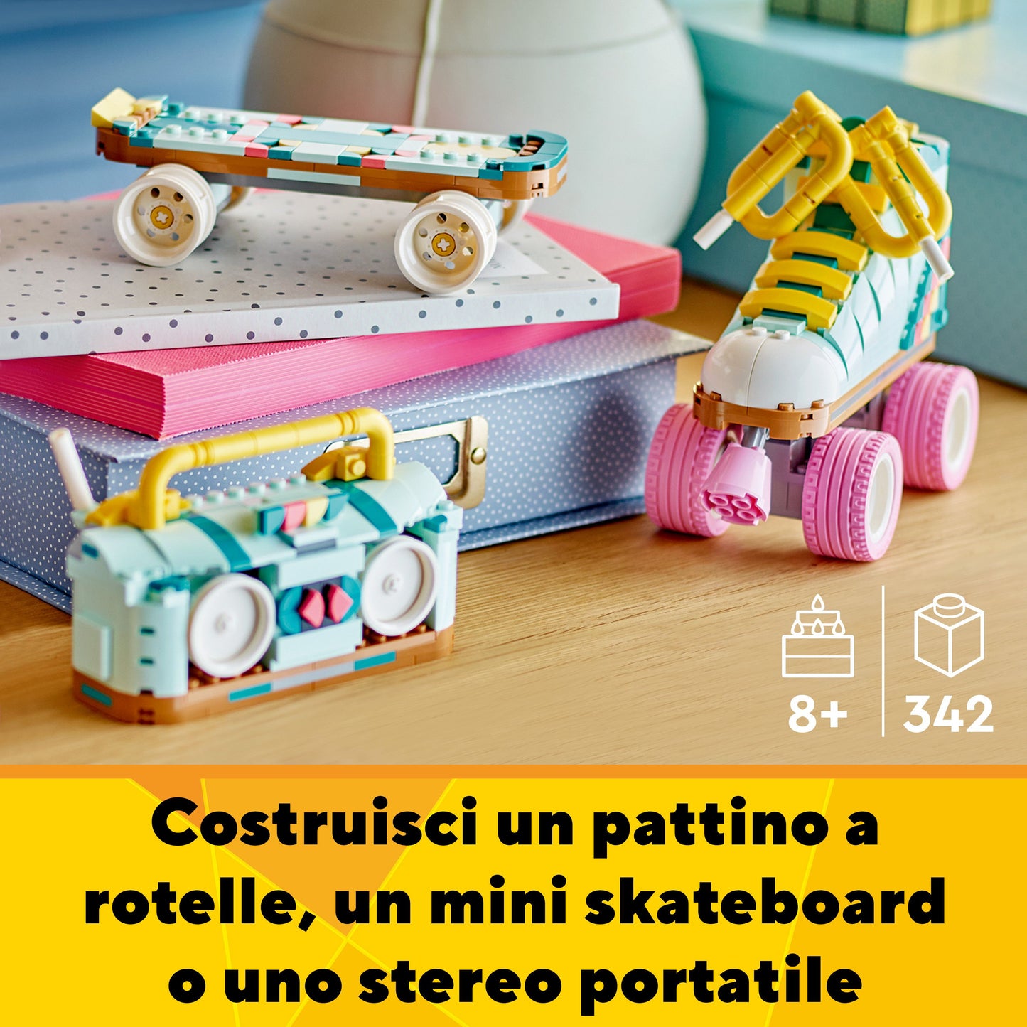 Lego - Pattino A Rotelle Retrò 31148