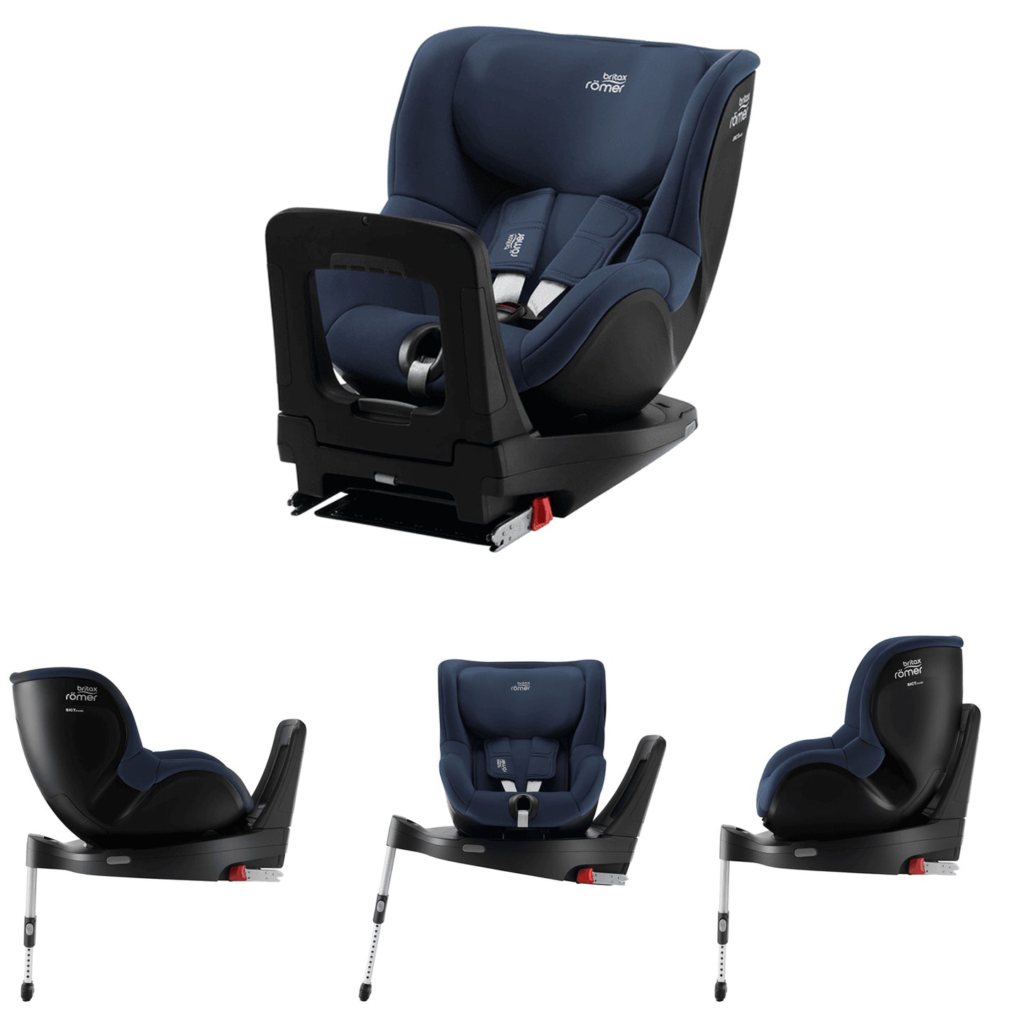 Britax Romer - Seggiolino Auto Diamond Dualfix M I-Size 360° 61-105 cm (0-18 kg)