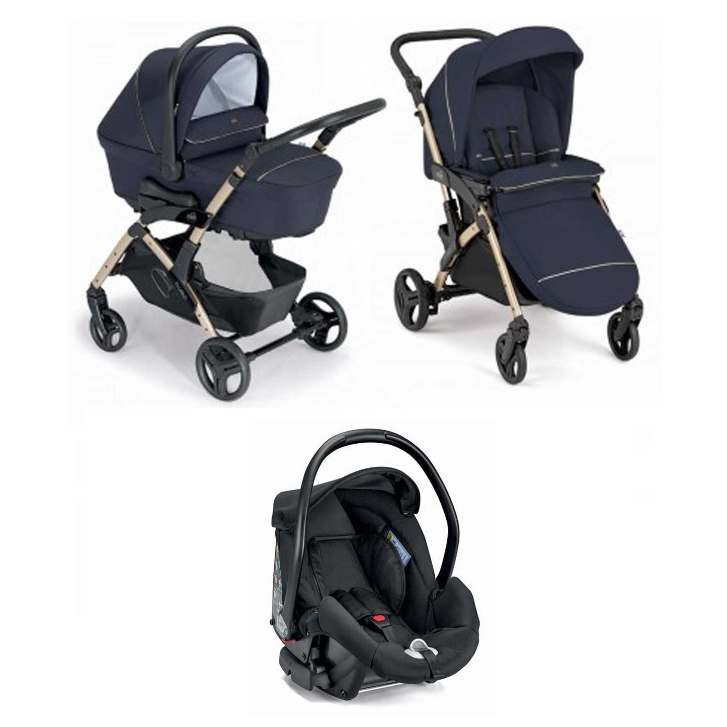 Cam - Trio Fluido Easy Con Seggiolino Auto Area 0+ Isize