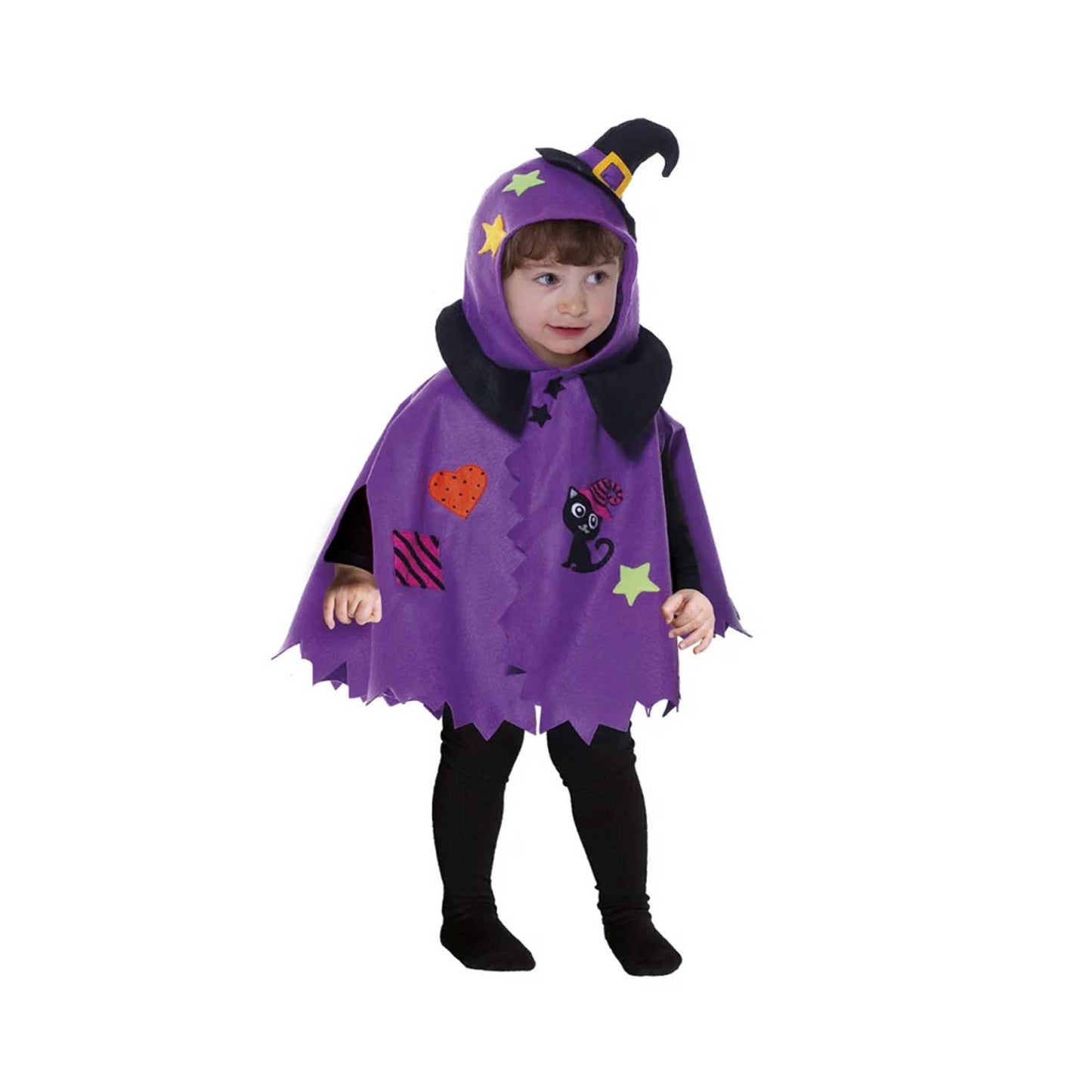 Carnaval Queen - Costume Halloween: Mantellina Streghetta