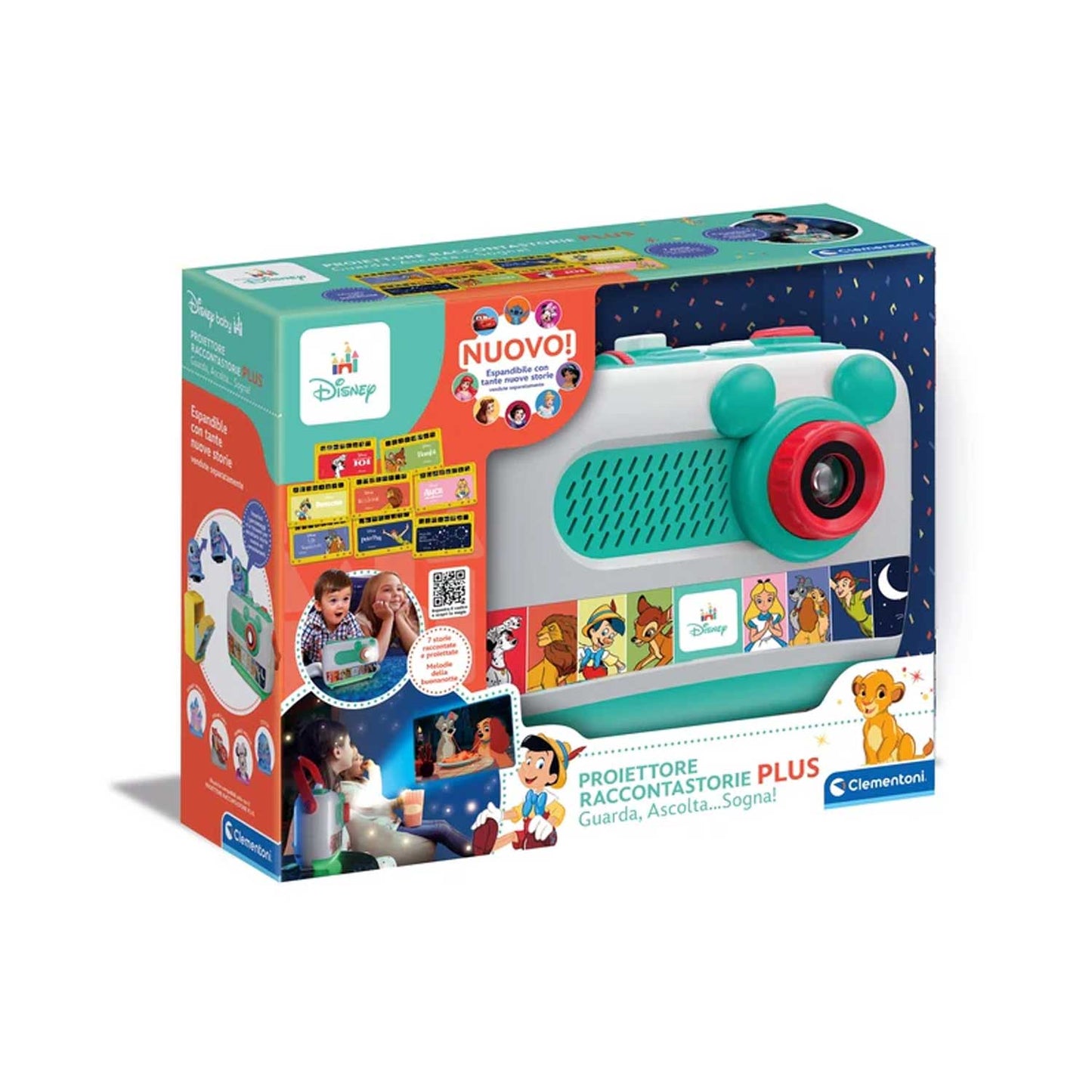 Clementoni - Disney Proiettore Raccontastorie Plus