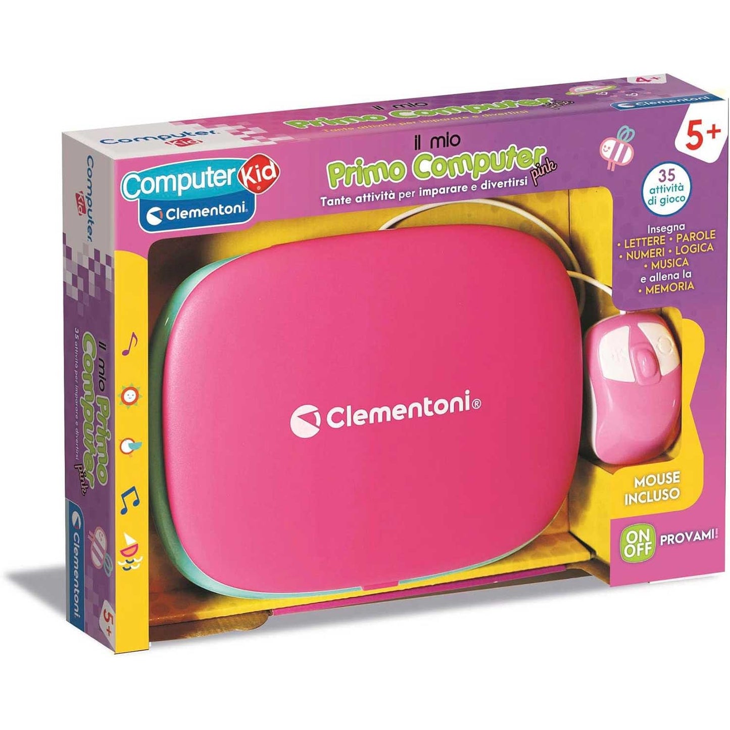 Clementoni - Sapientino Il Mio Primo Computer Pink