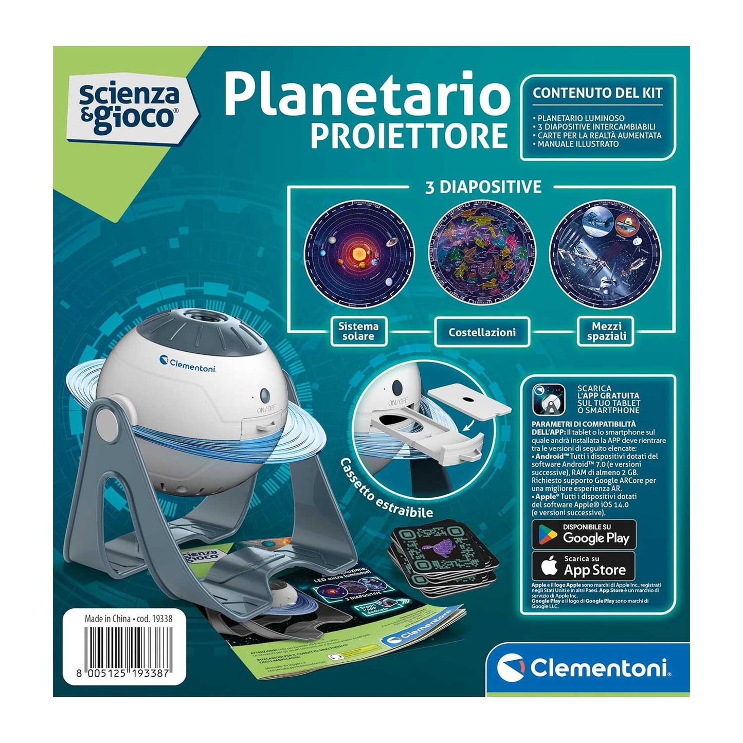 Clementoni - Lab Planetario Proiettore 19338