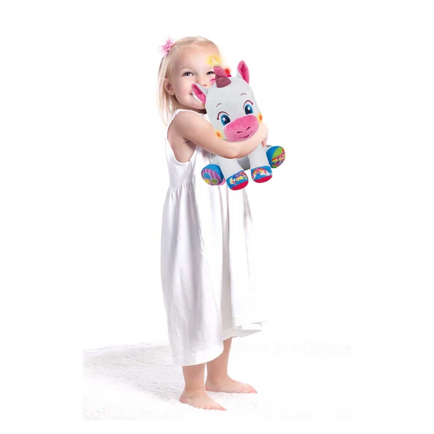 Clementoni - Scintilla plush The unicorn sings and shines 17250