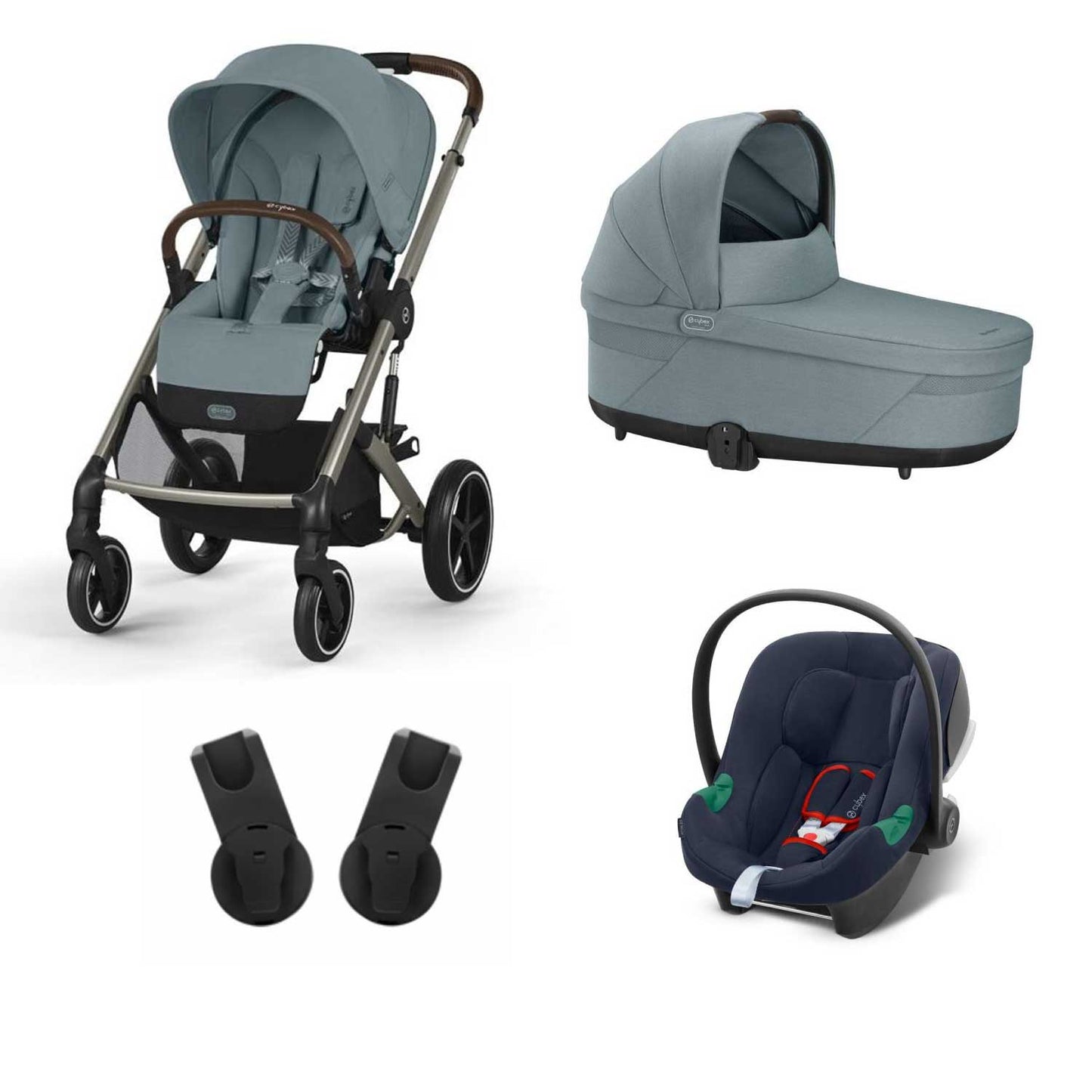 Cybex - Trio Nuovo Balios S Lux + Seggiolino Auto Aton B2 ISize