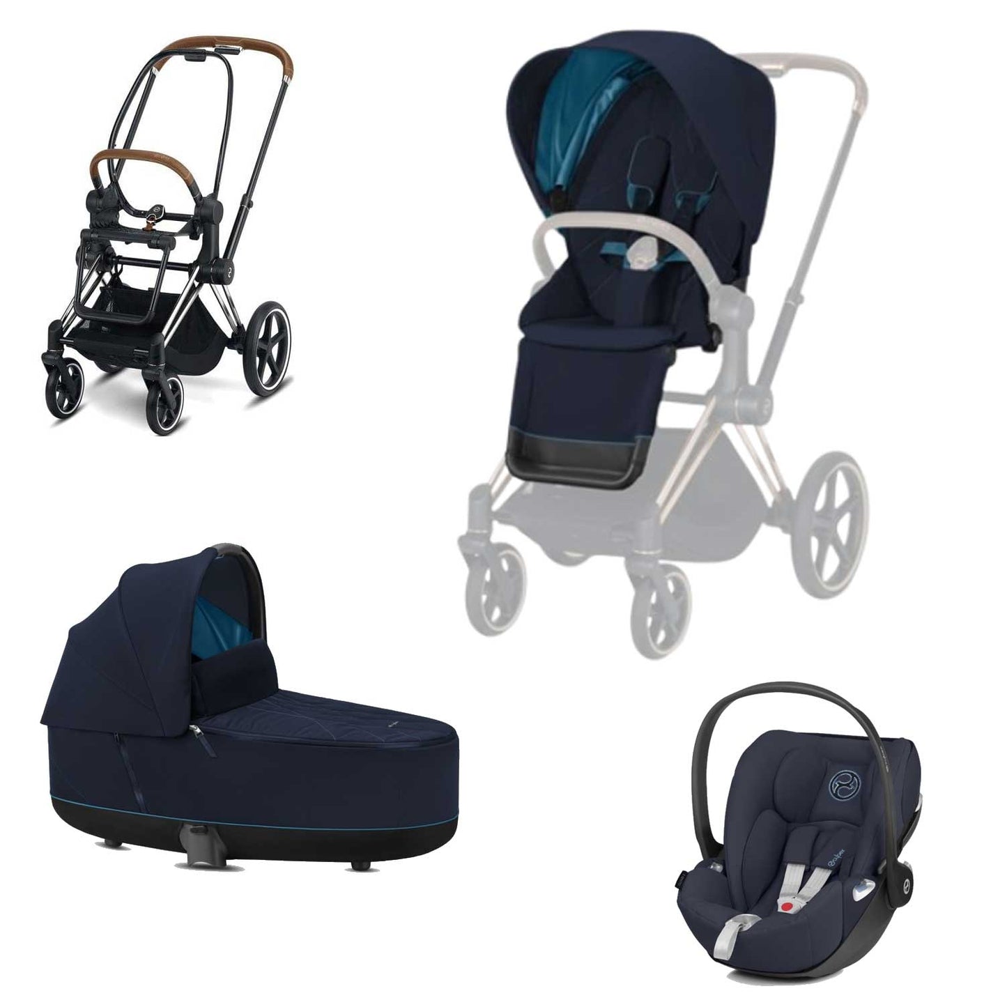 Cybex - Trio Priam 2023 Con Seggiolino Auto Cloud Z ISize