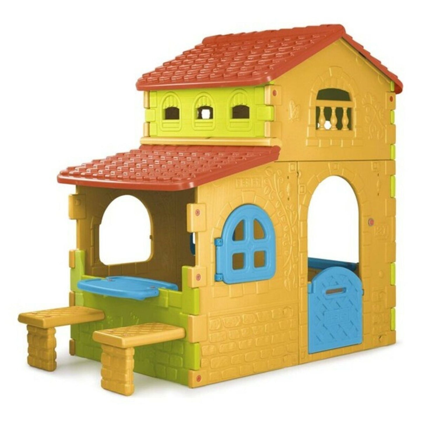 Feber - Large Villa Play House for Outdoor Play