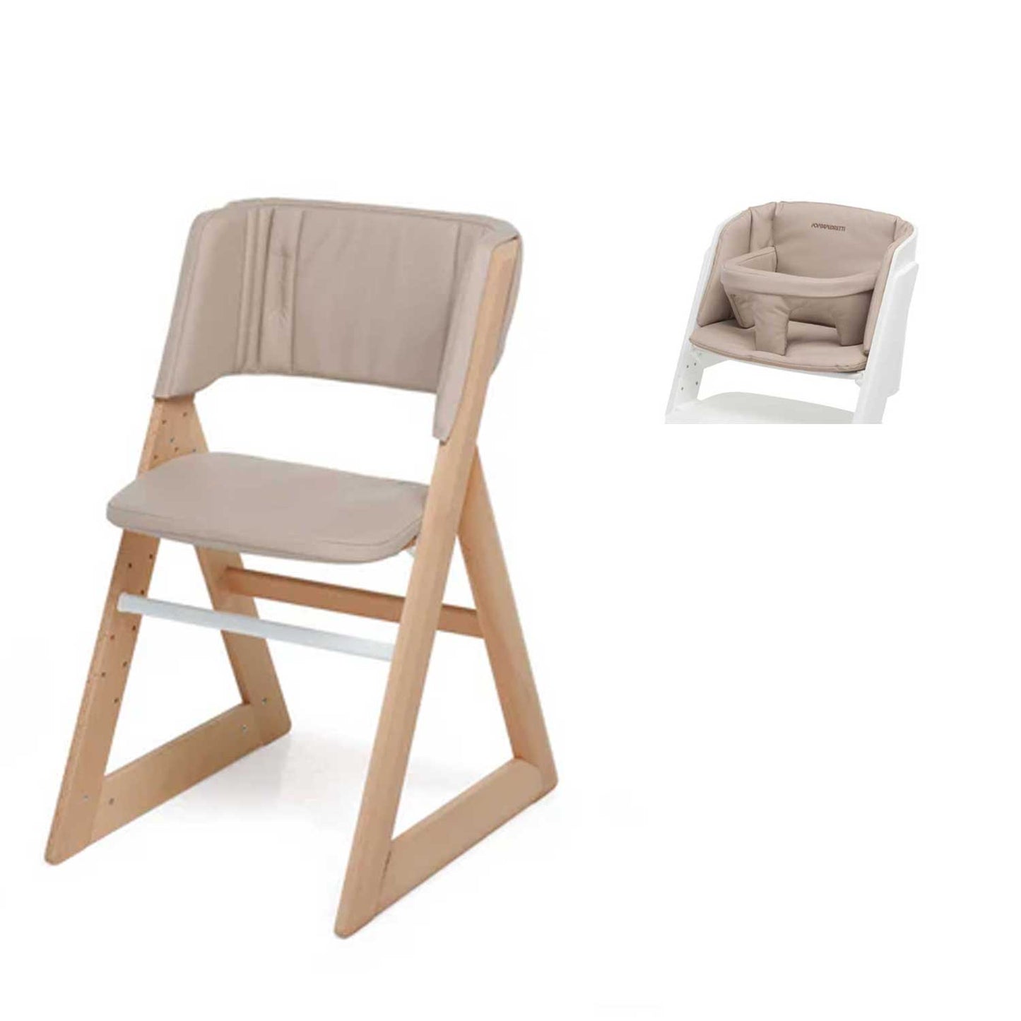 Foppapedretti - Sedia Evolutiva Stile + kit imbottito incluso