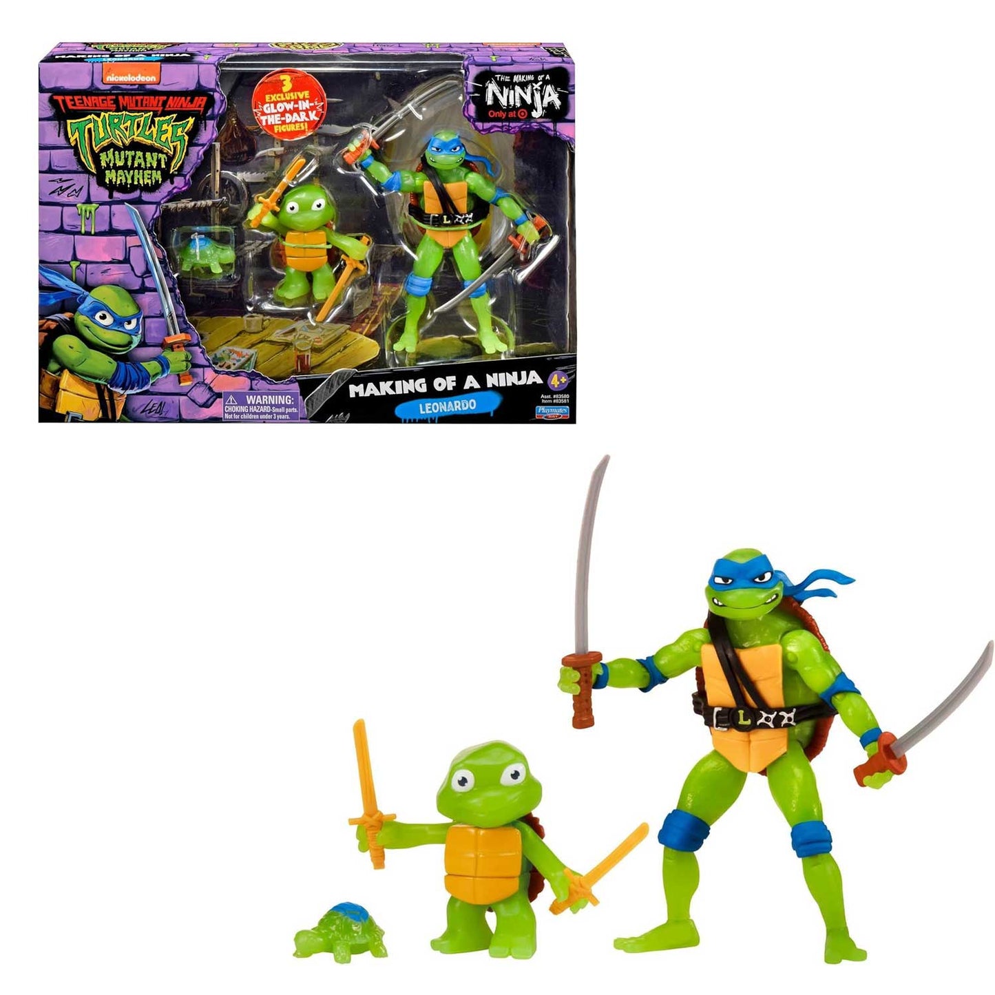 Giochi Preziosi - Turtles Set Dlx 3 Personaggi