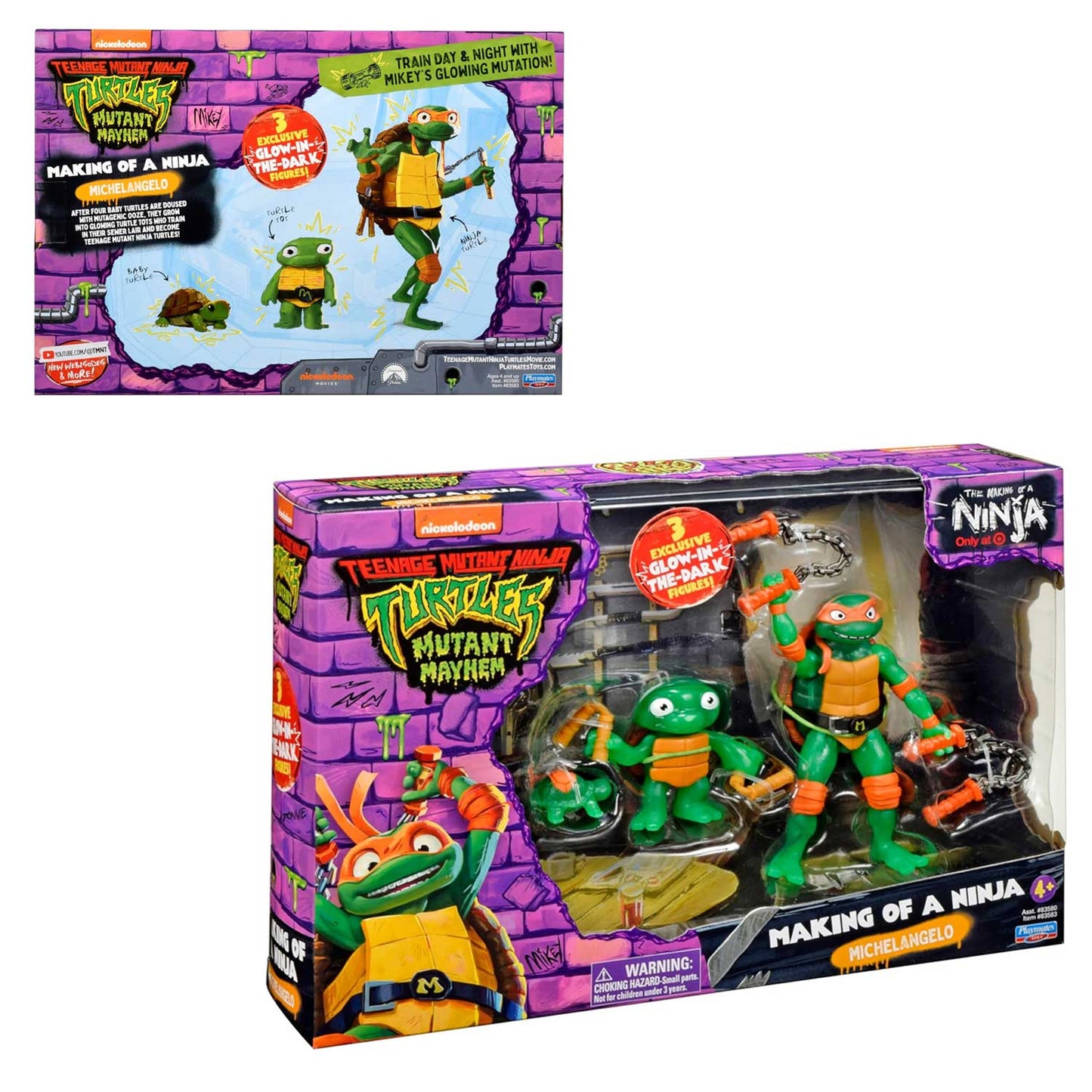 Giochi Preziosi - Turtles Set Dlx 3 Personaggi