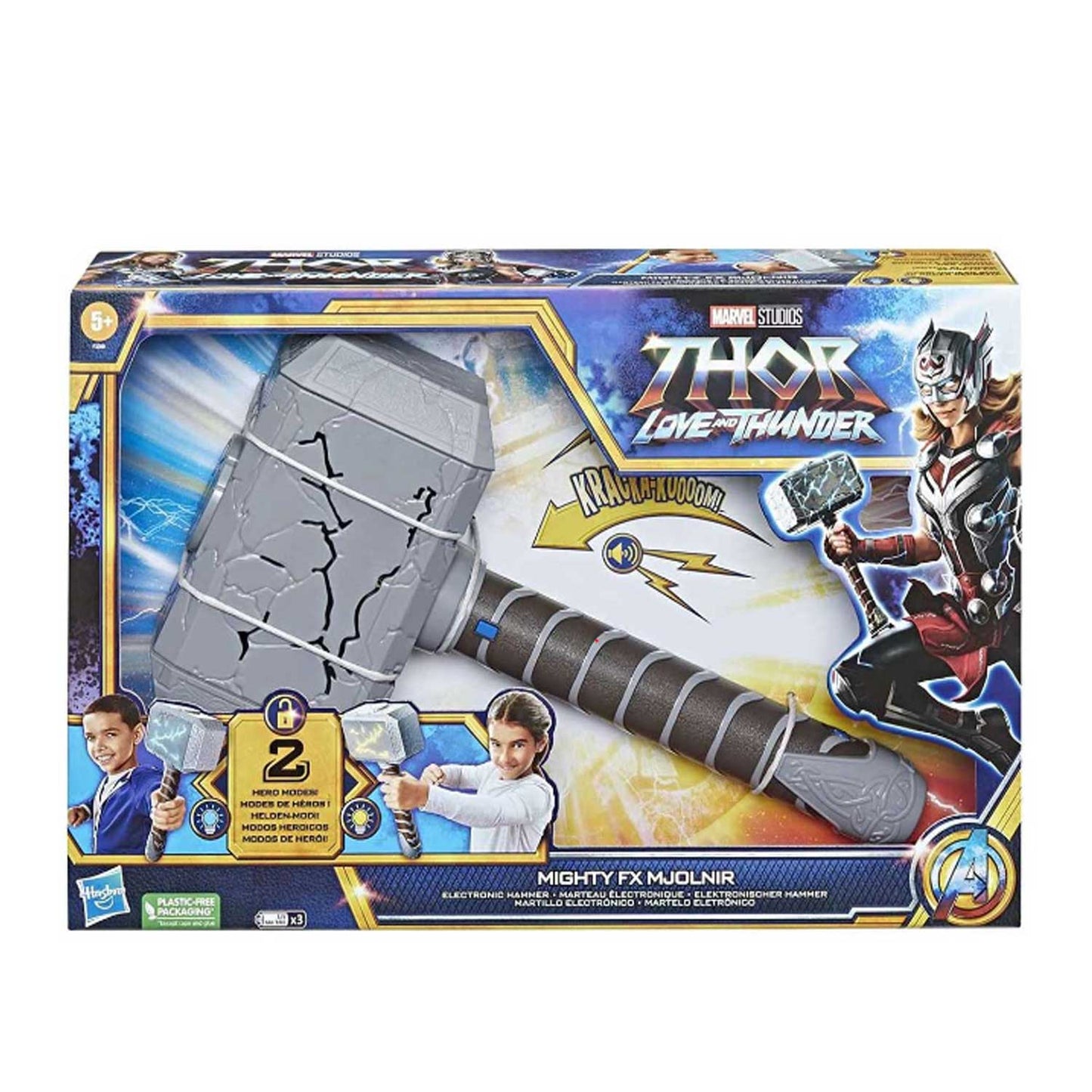 Hasbro - Martello Elettronico Mighty Thor F33595L0