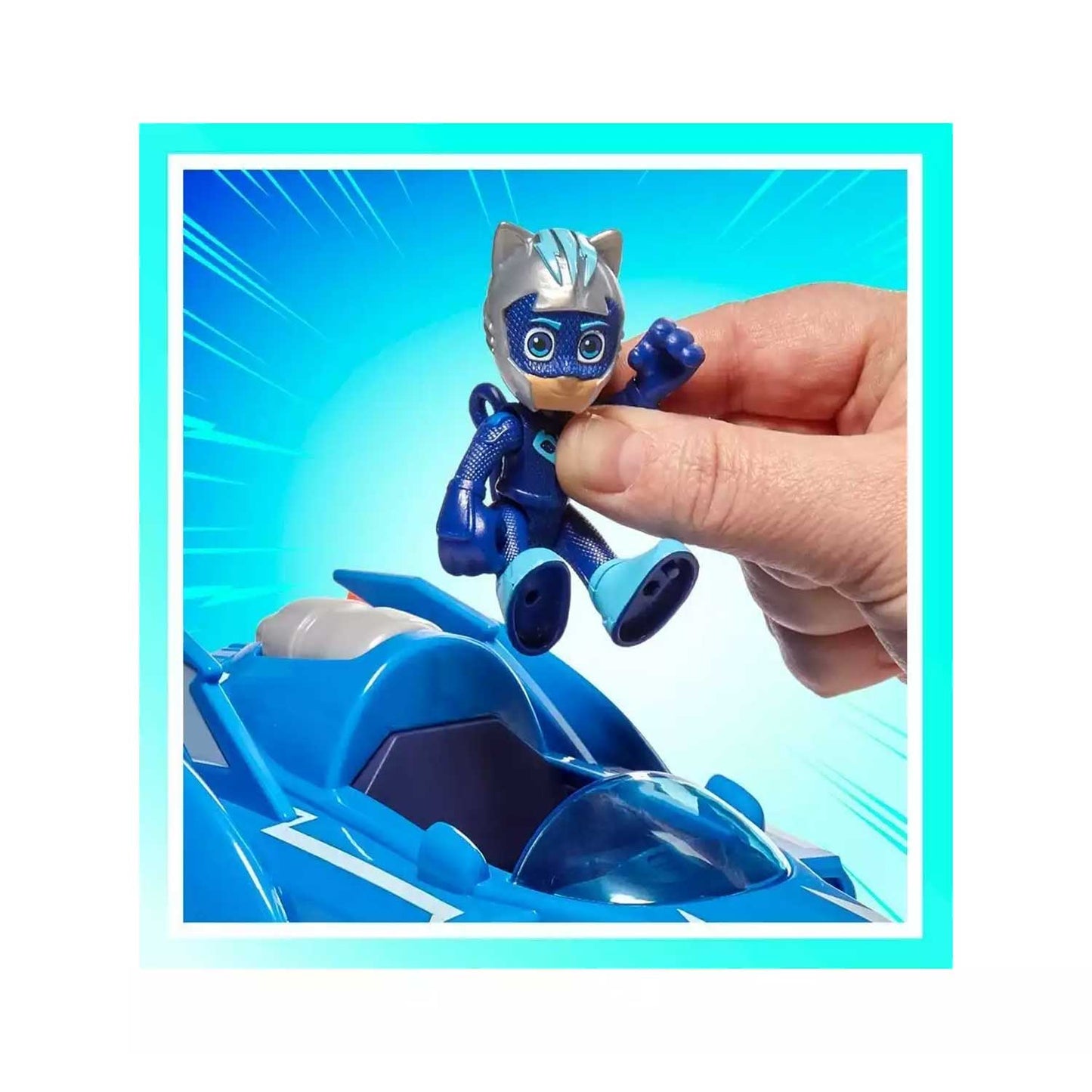 Hasbro - PJ Mask Cat Racer Con Personaggio