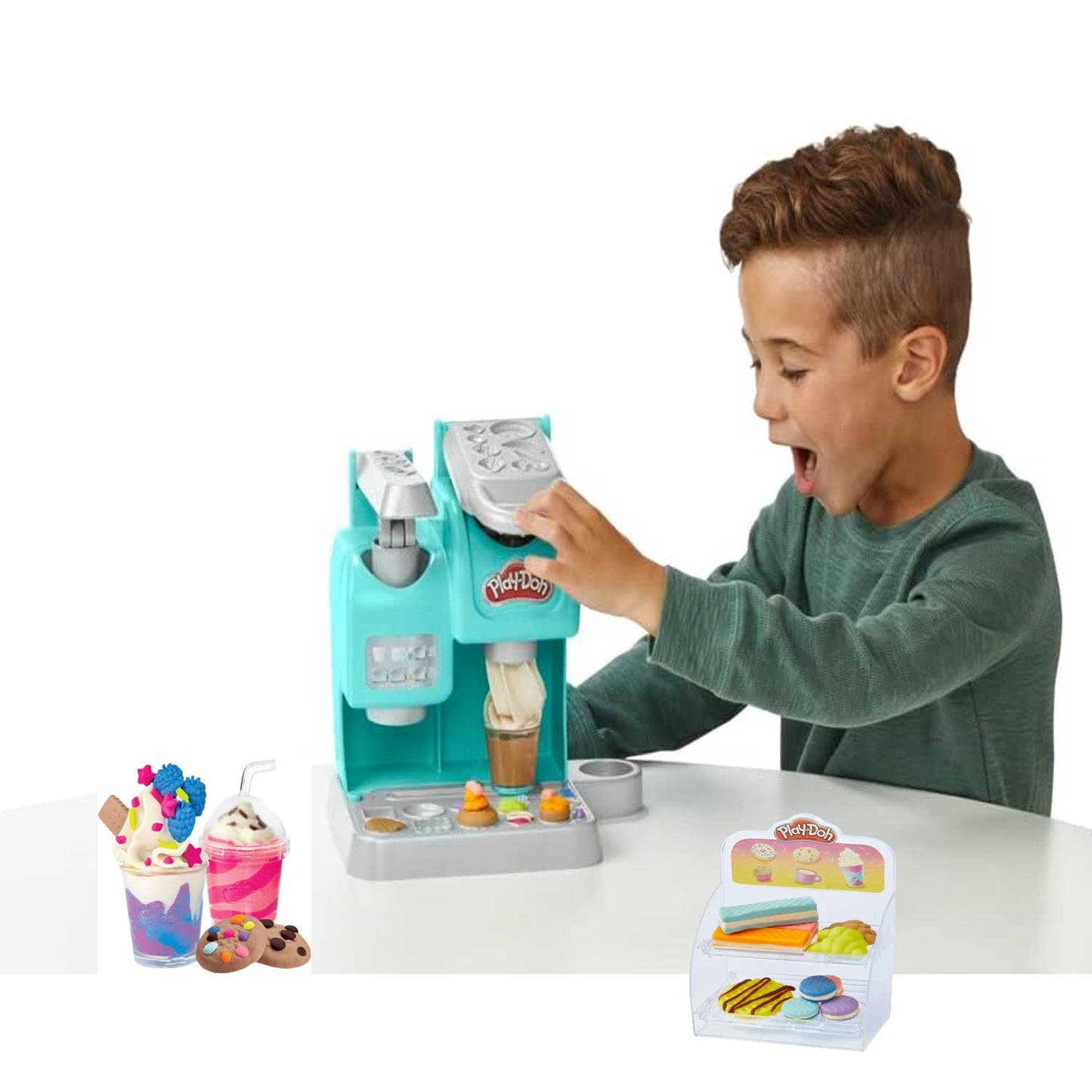 Hasbro - Play-Doh Kitchen Creations La Caffetteria Super Colorata F58365L0