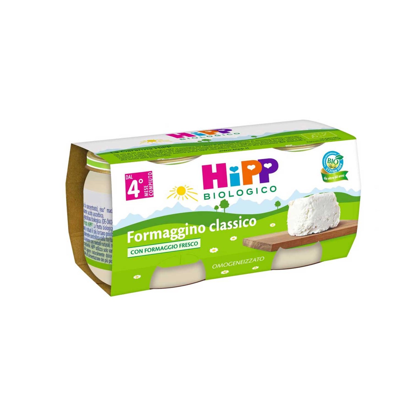 Hipp - Omogeneizzato Ai Formaggi: Confezione 2x80 gr