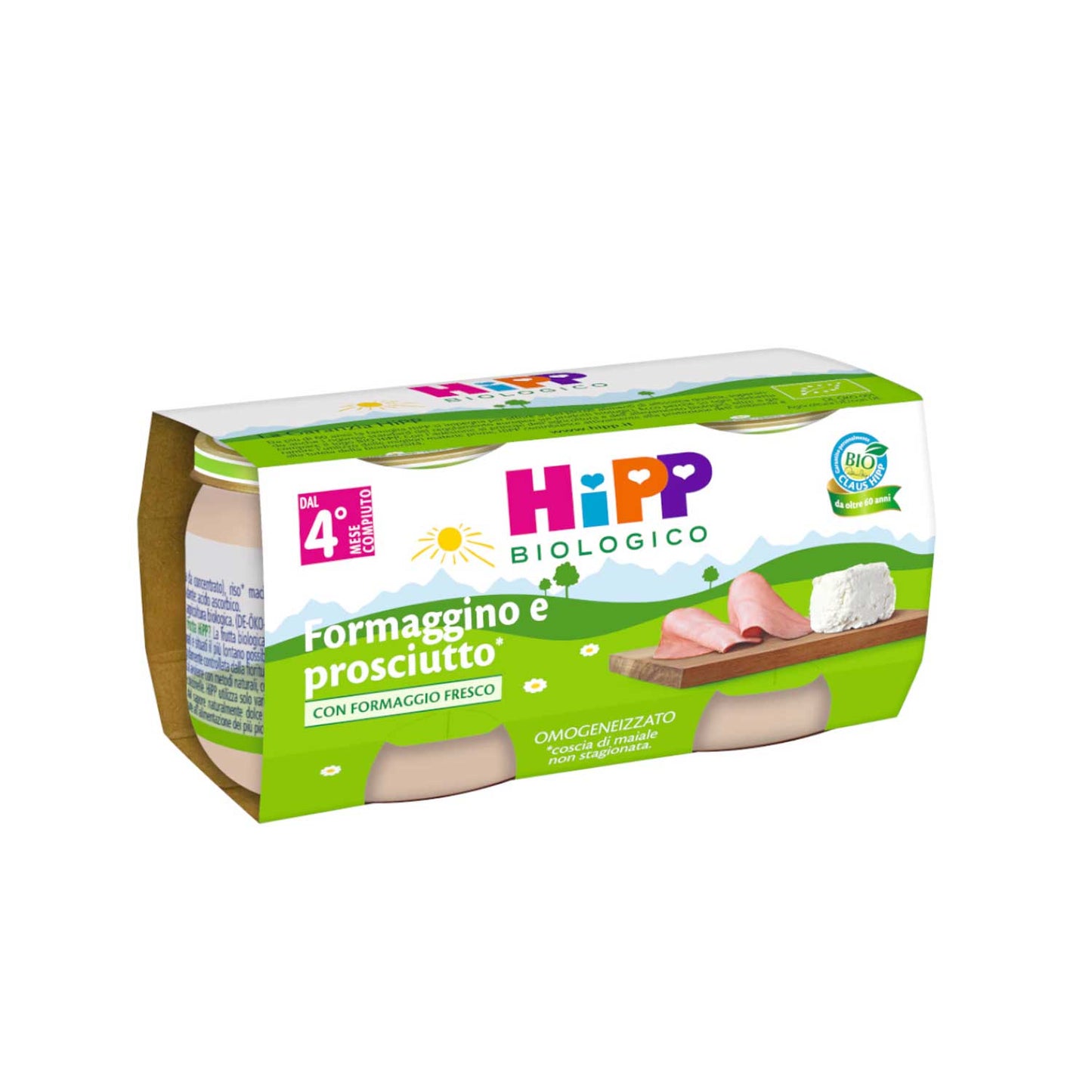Hipp - Omogeneizzato Ai Formaggi: Confezione 2x80 gr