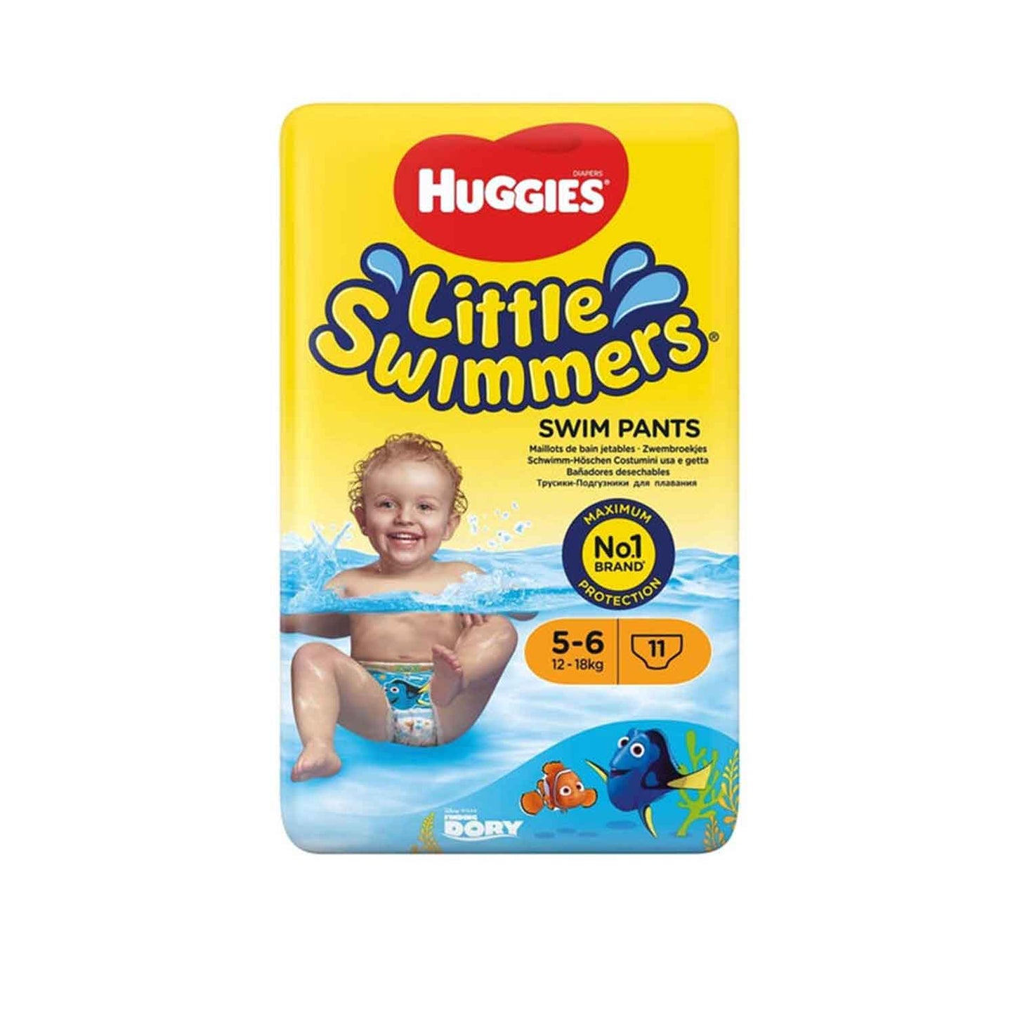 Huggies - Little Swimmers Taglia 5/6 11pz