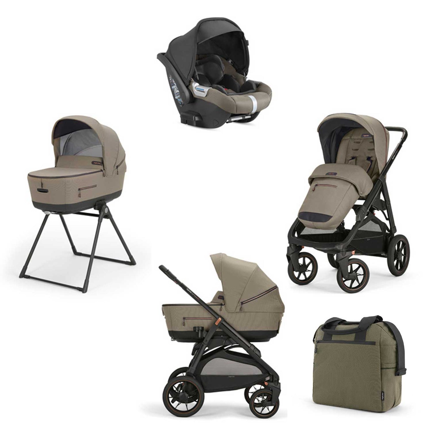 Inglesina - Trio Aptica XT System Quattro con Cab compreso Telaio + Omaggio Borsa Day Bag + Omaggio Valigetta "Kit Mamma 2023"