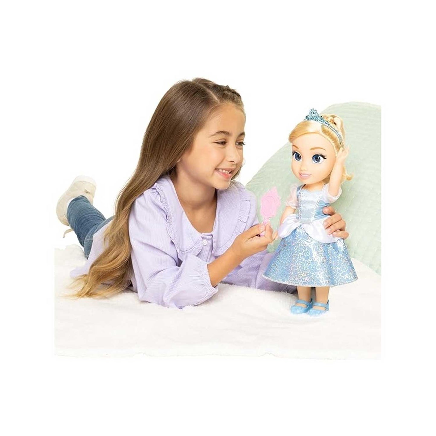 Jakks - Disney Princess Bambola Cenerentola 38 Cm