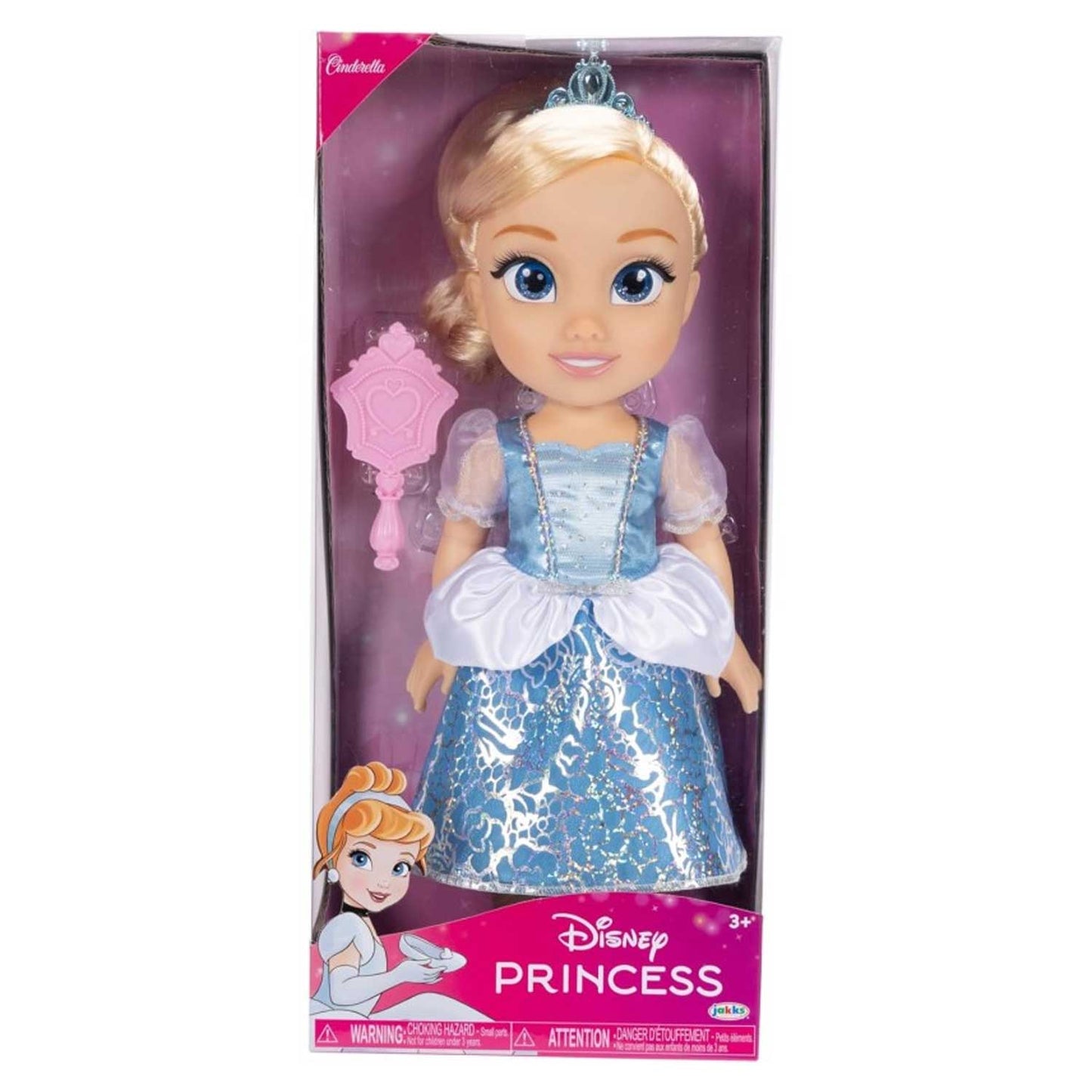 Jakks - Disney Princess Bambola Cenerentola 38 Cm